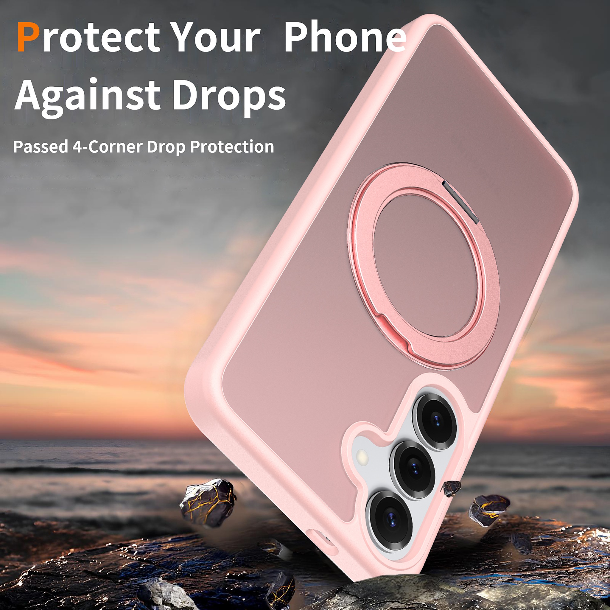 SendaFit Matte Skin-Feel 360° Stand Case for Galaxy S25+ detail 30