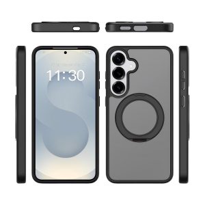 SendaFit Matte Skin-Feel 360° Stand Case for Galaxy S25+
