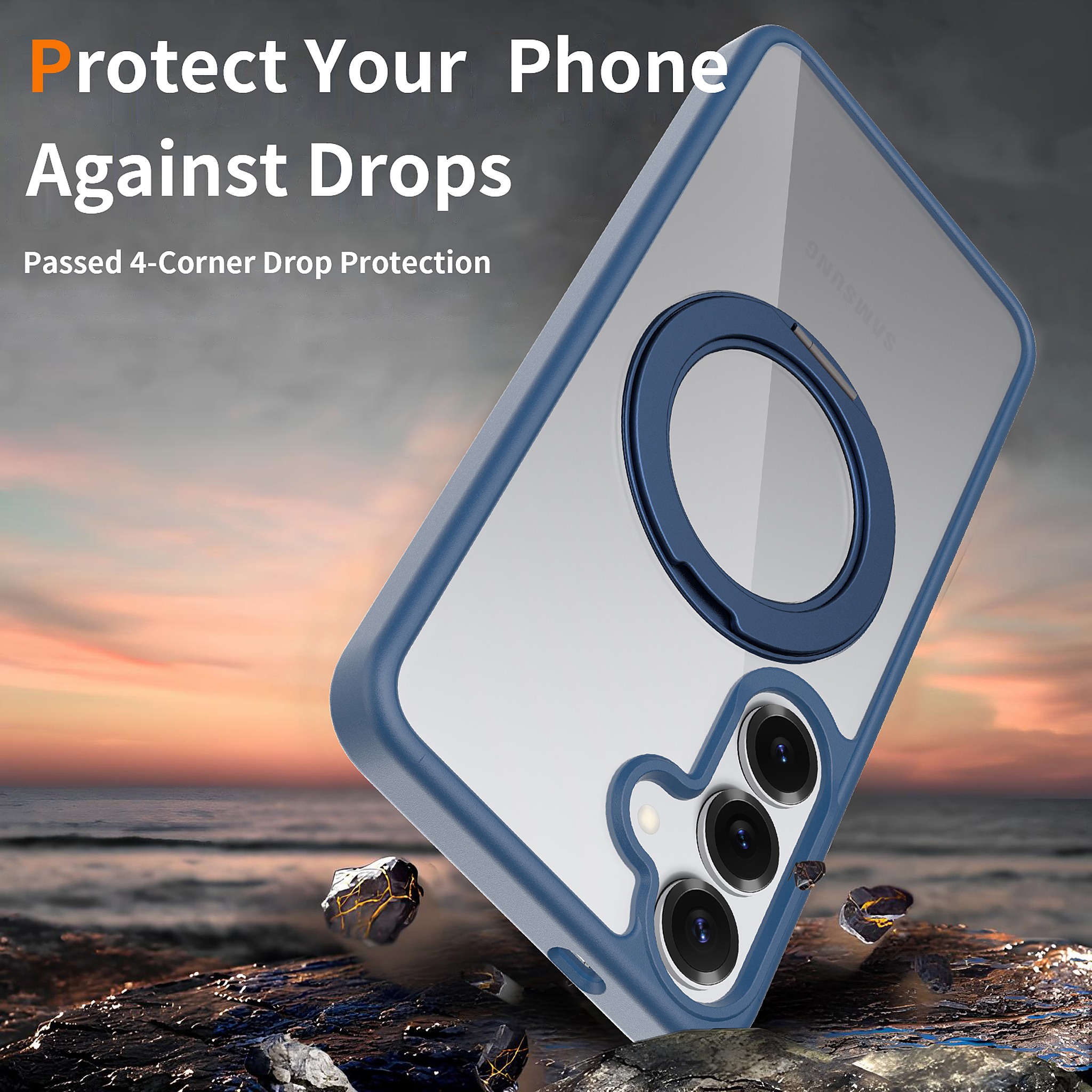 SendaFit Clear 360° Stand Case for Galaxy S25+ detail 15