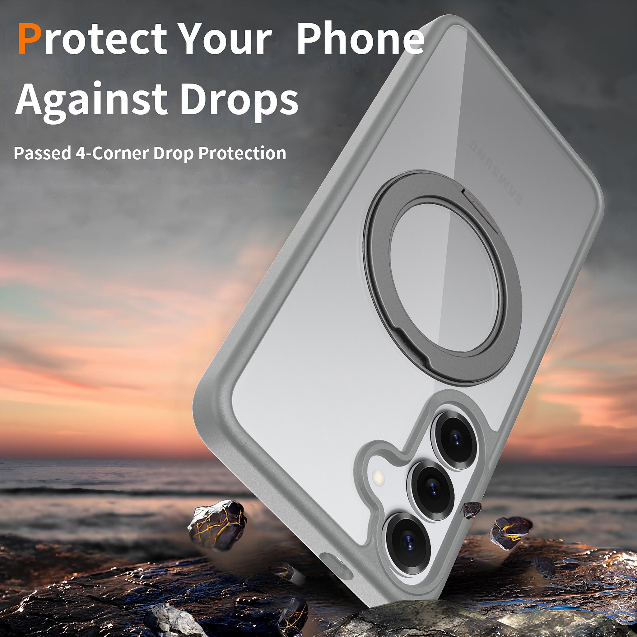 SendaFit Clear 360° Stand Case for Galaxy S25+ detail 18
