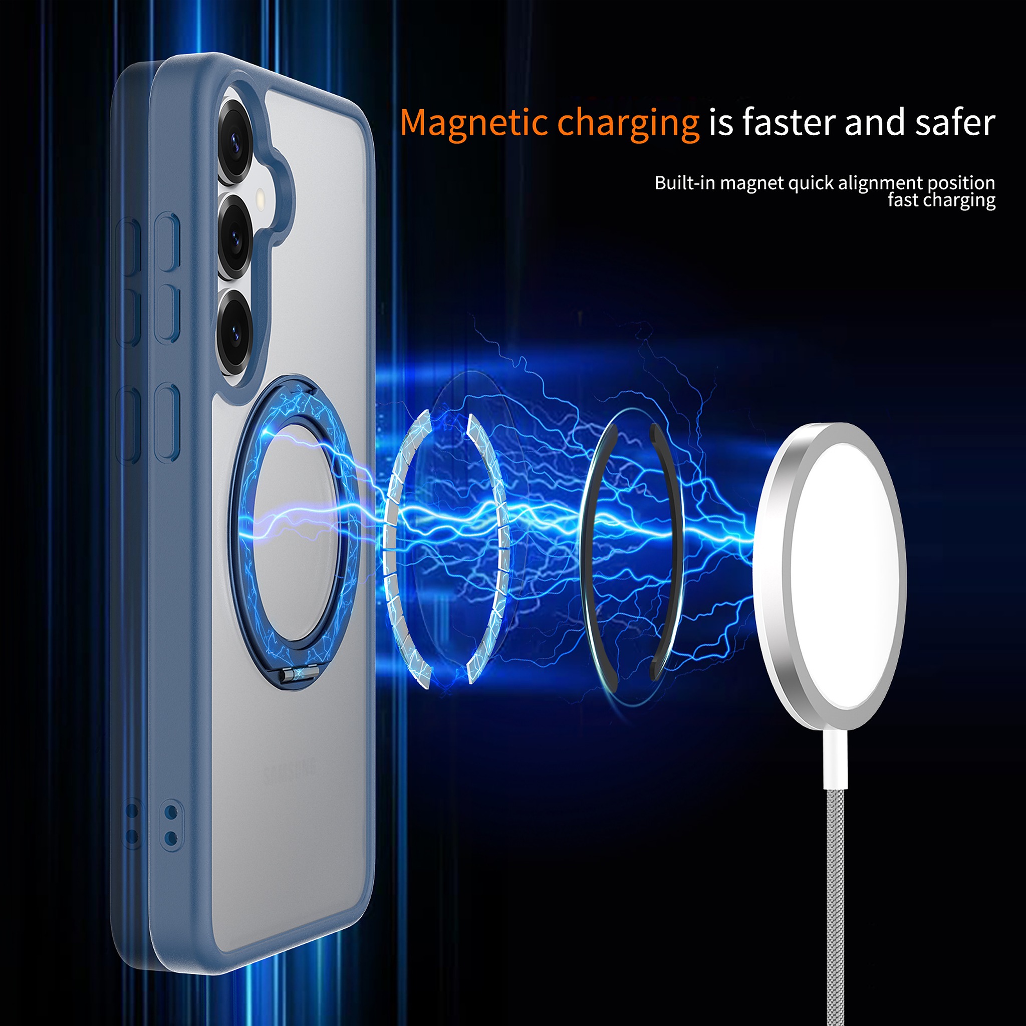 SendaFit Clear 360° Stand Case for Galaxy S25+ detail 20