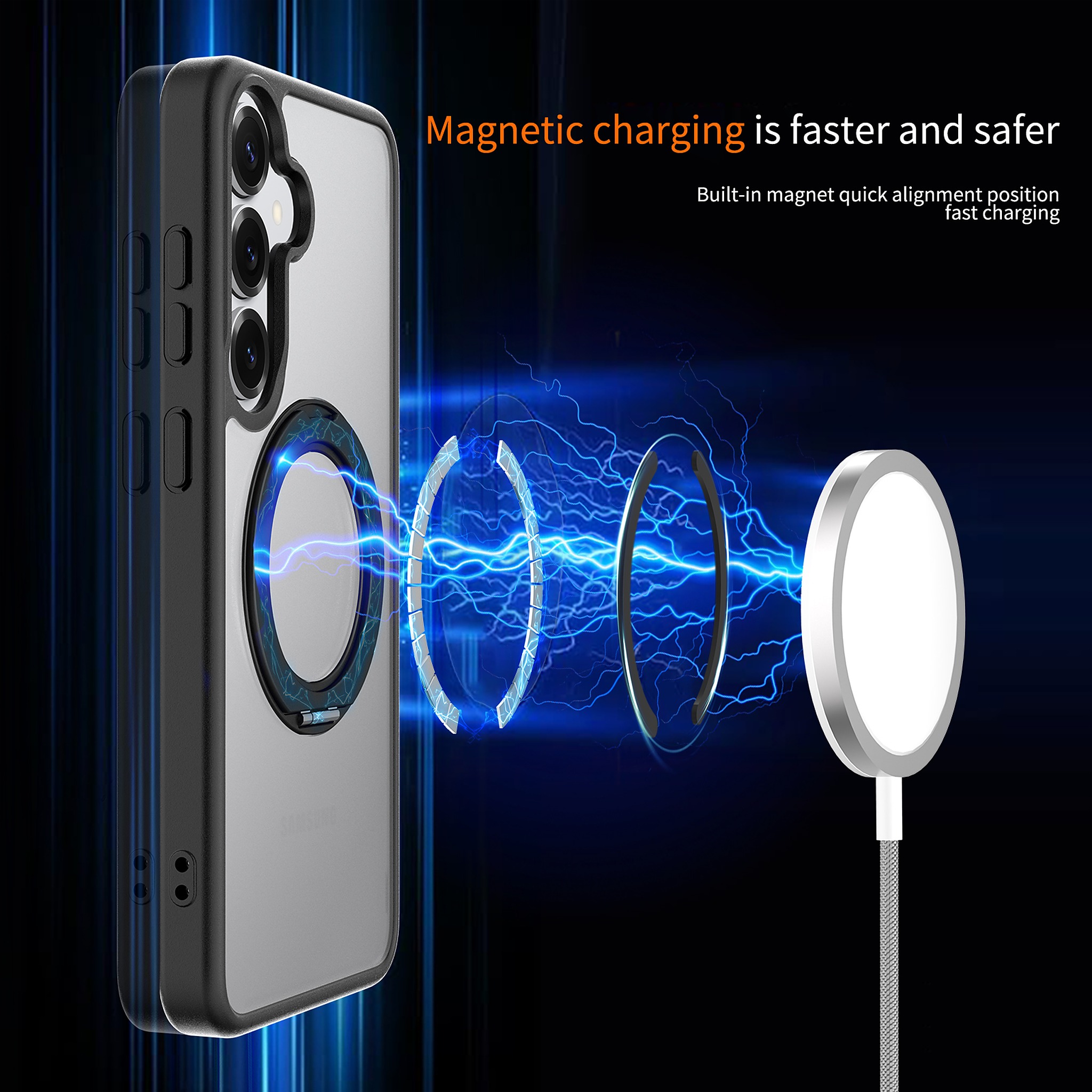 SendaFit Clear 360° Stand Case for Galaxy S25+ detail 21