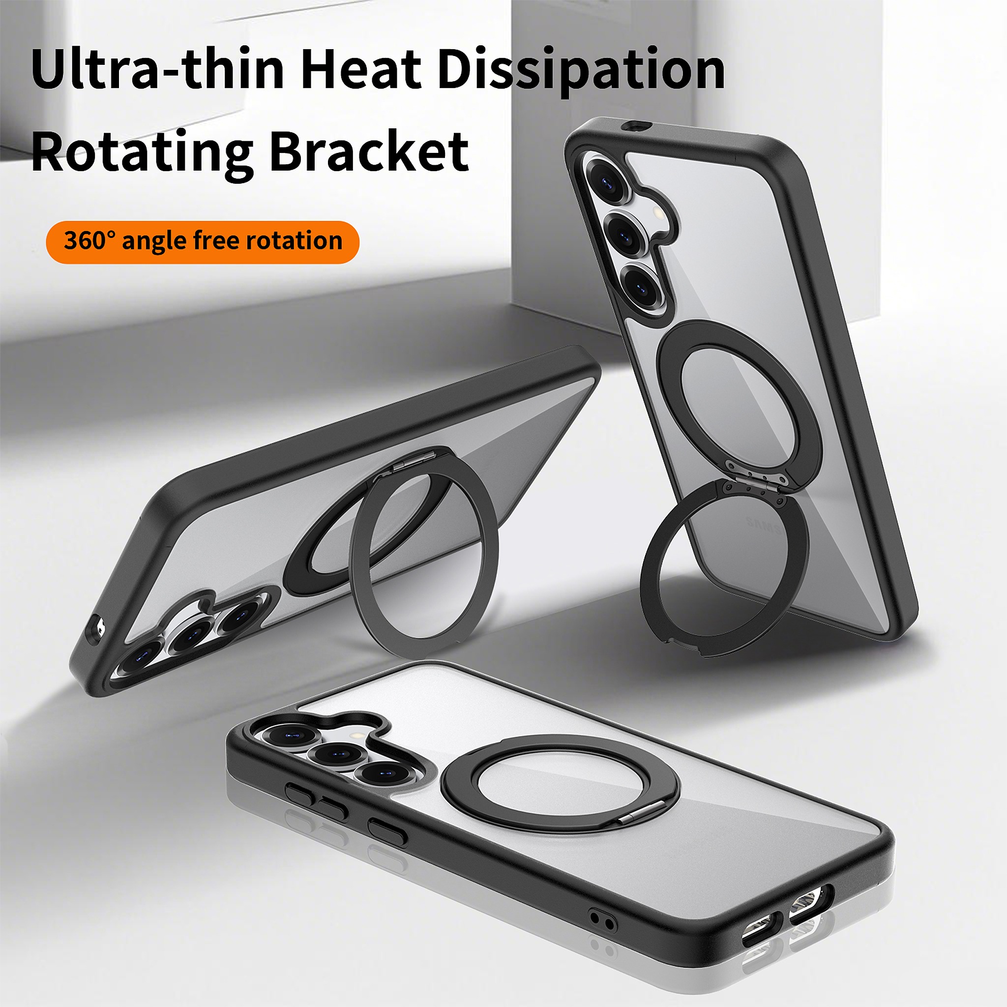 SendaFit Clear 360° Stand Case for Galaxy S25+ detail 22