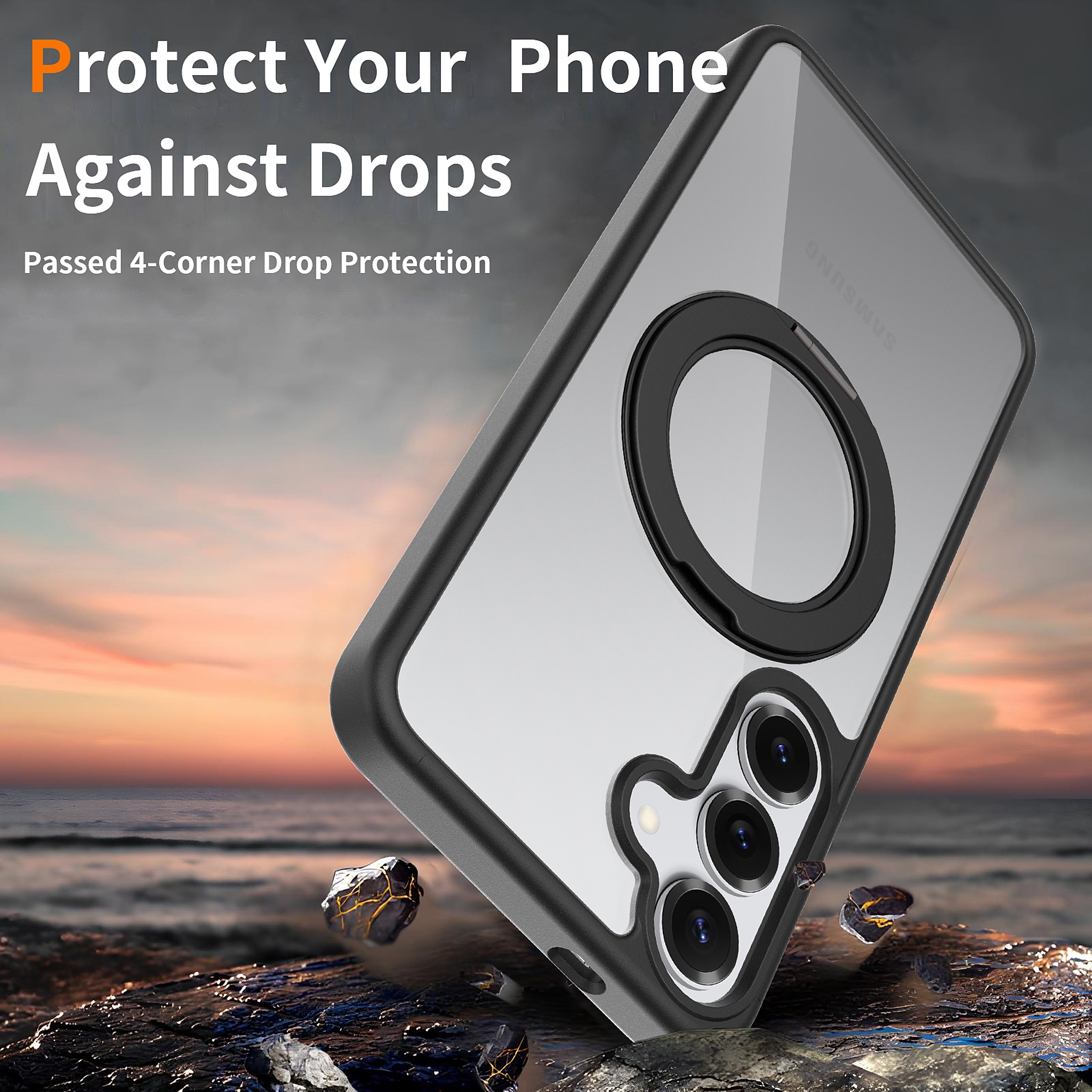 SendaFit Clear 360° Stand Case for Galaxy S25+ detail 25