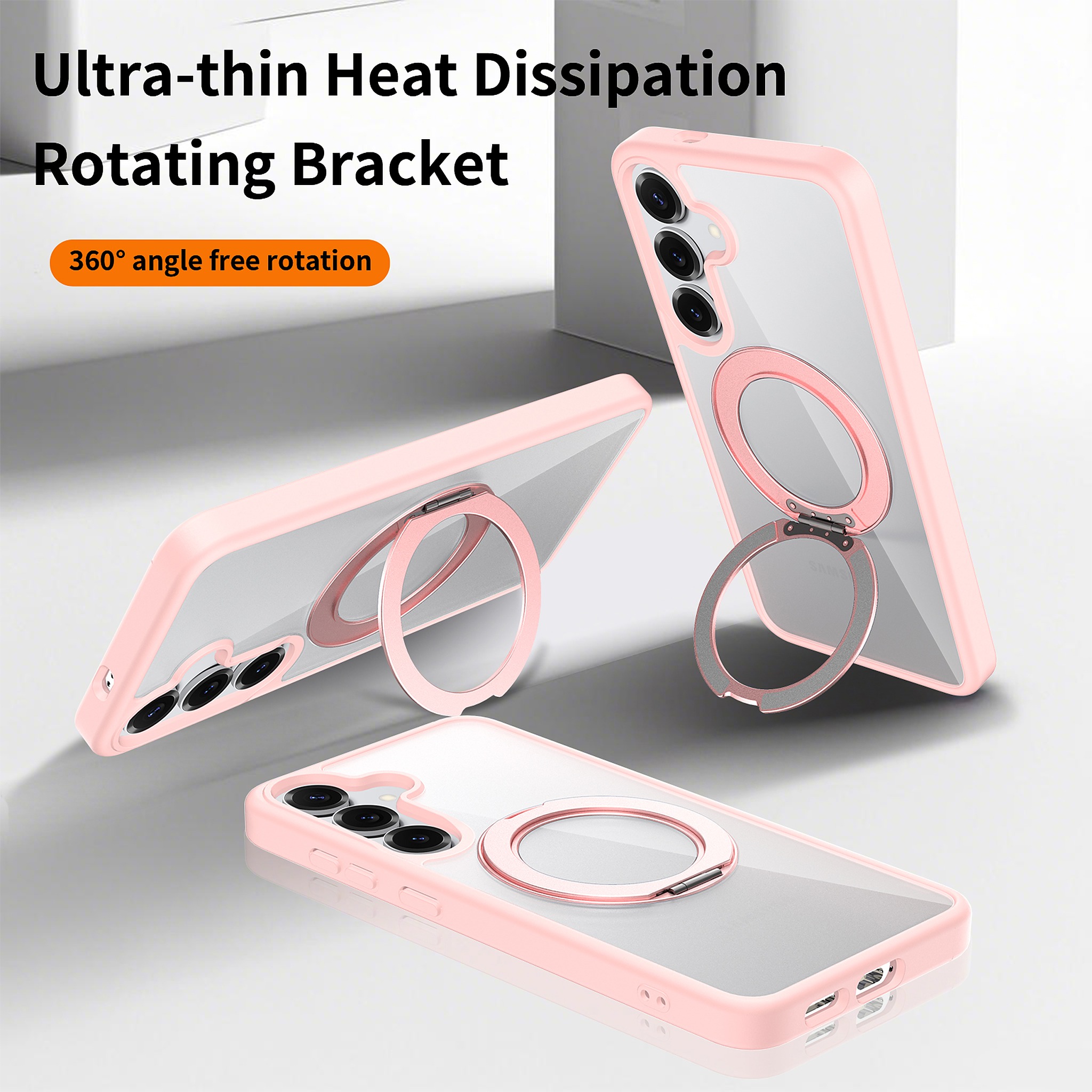 SendaFit Clear 360° Stand Case for Galaxy S25+ detail 3