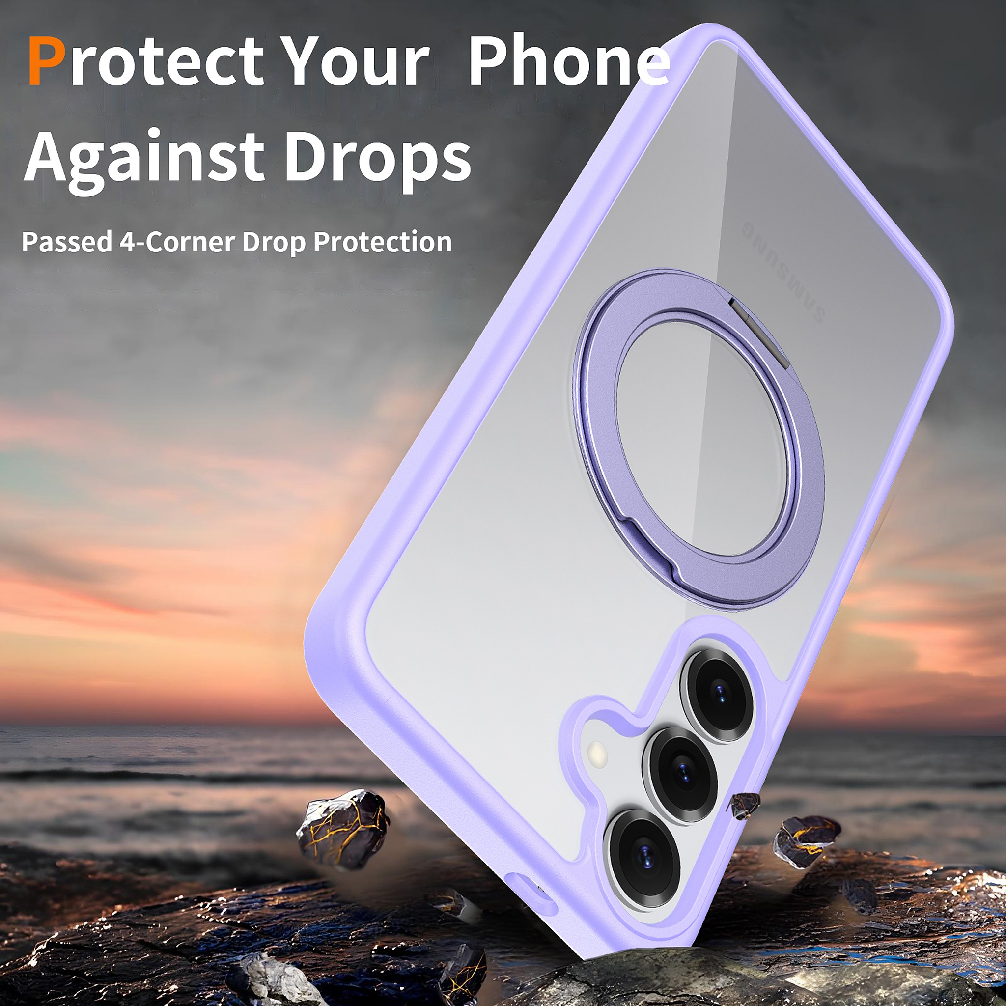SendaFit Clear 360° Stand Case for Galaxy S25+ detail 5