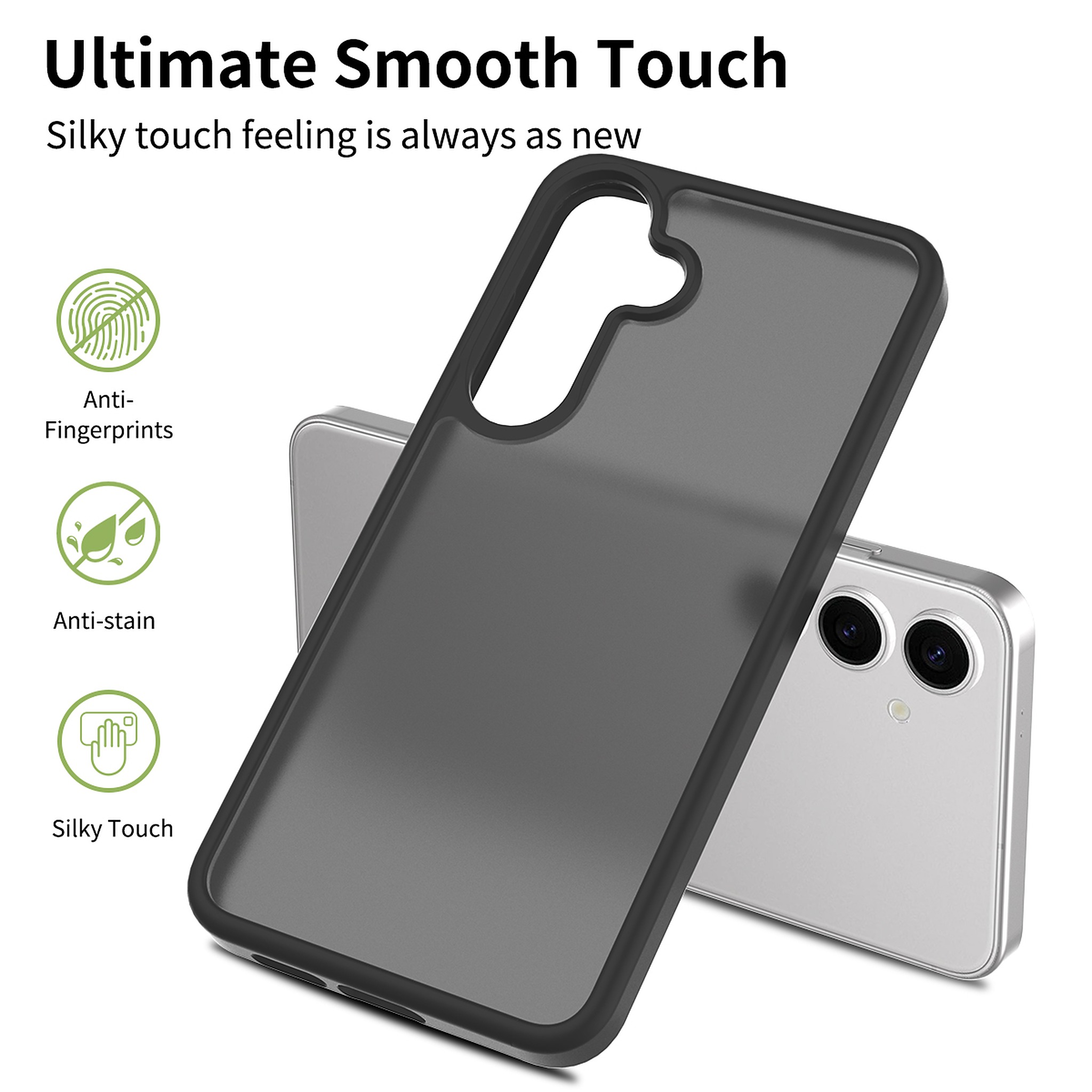 SendaFit Matte Skin-Feel Two-in-One Case for Galaxy S25+ detail 1