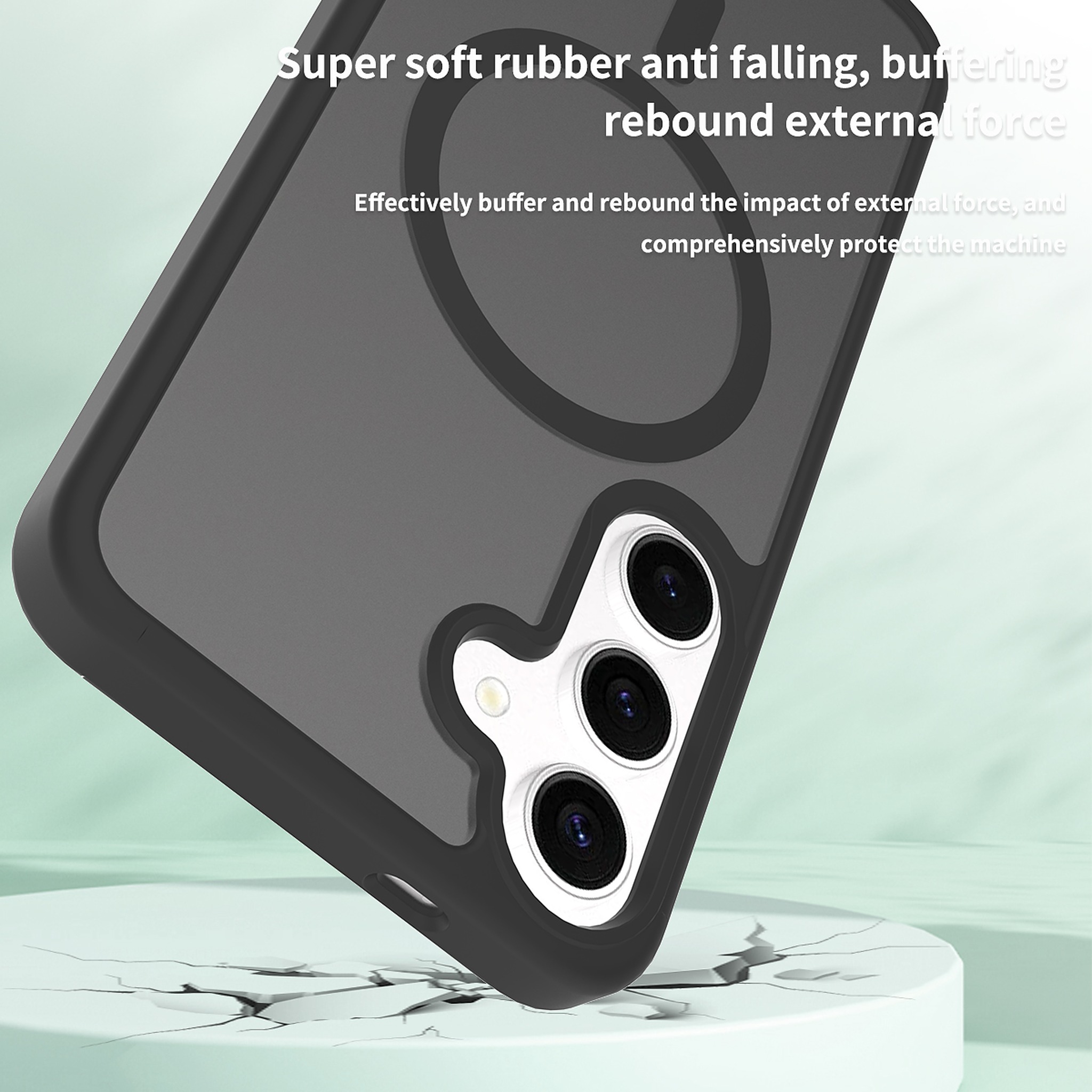 SendaFit Matte Skin-Feel Two-in-One MagSafe Case for Galaxy S25+ detail 2