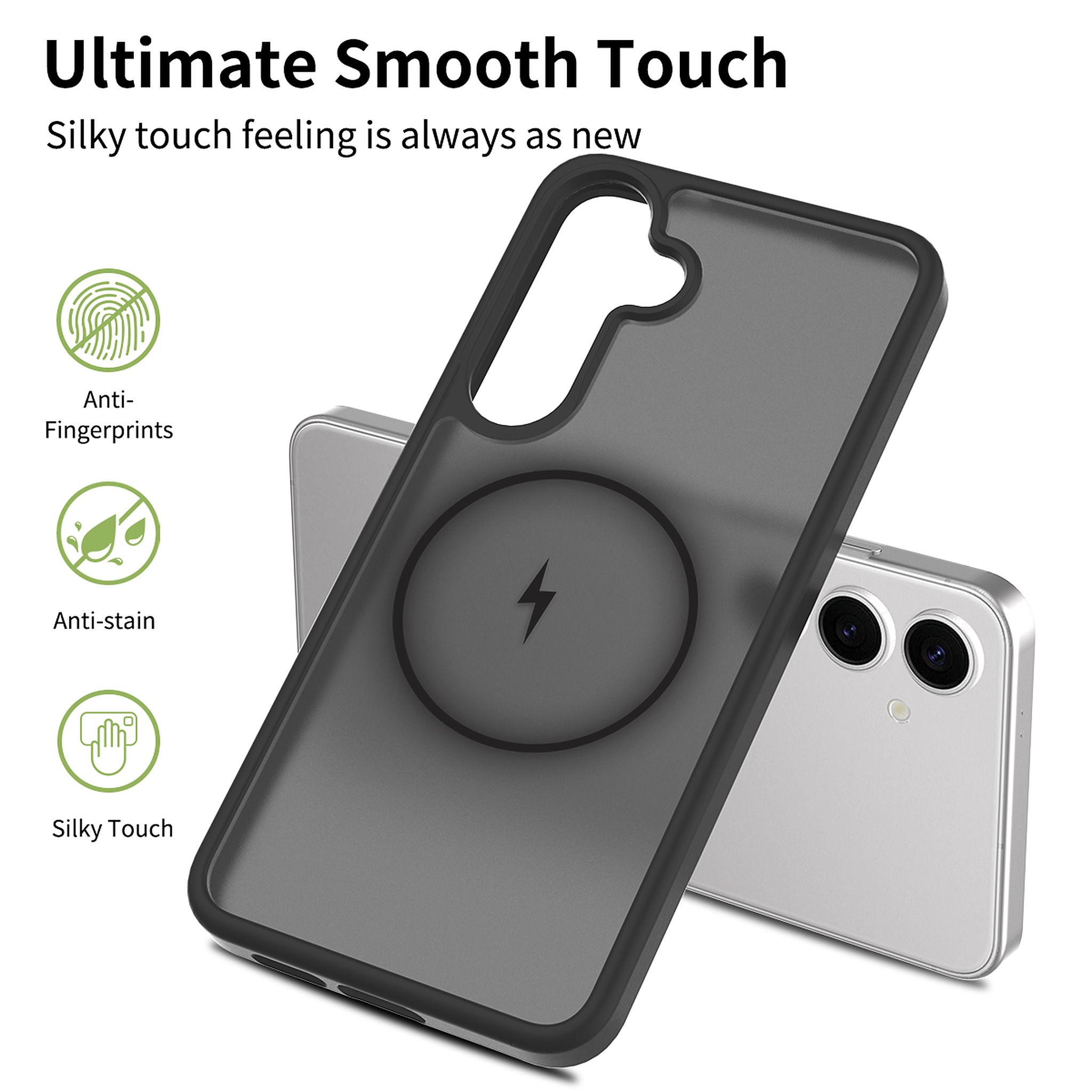 SendaFit Matte Skin-Feel Two-in-One MagSafe Case for Galaxy S25+ detail 4