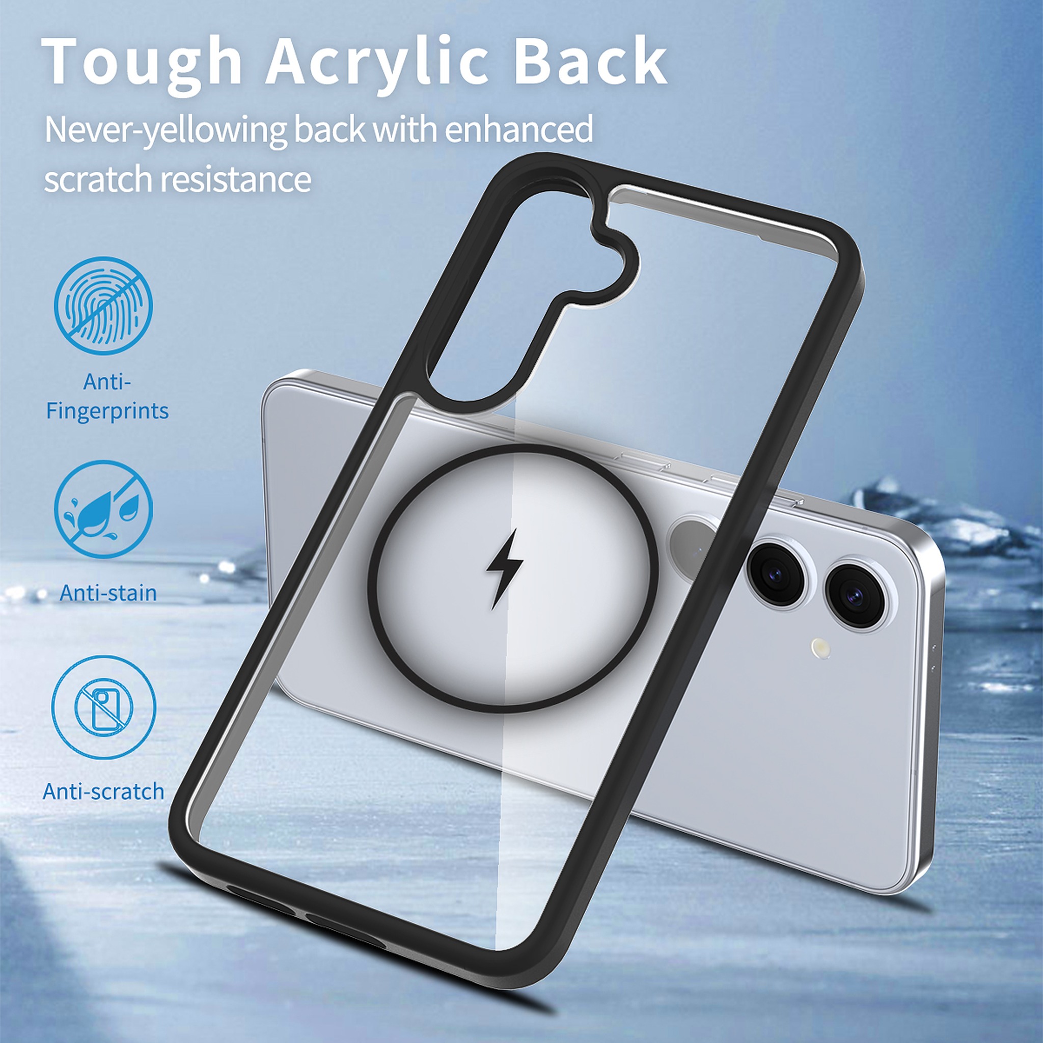 SendaFit Clear Two-in-One MagSafe Case for Galaxy S25+ detail 4