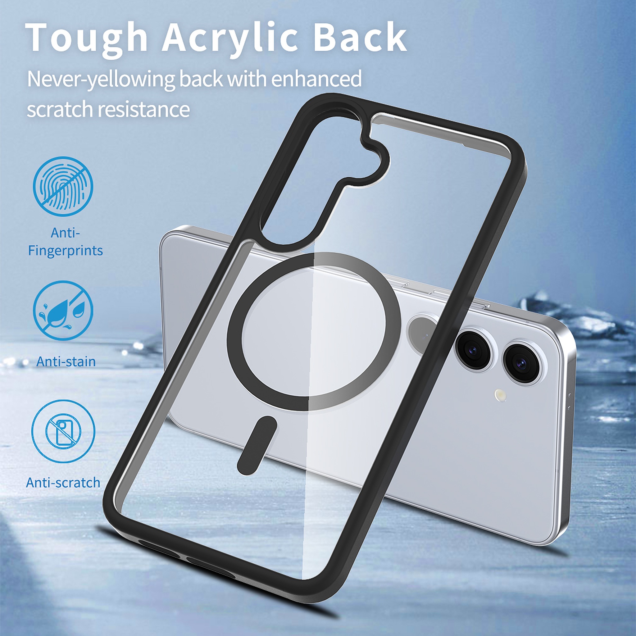 SendaFit Clear Two-in-One MagSafe Case for Galaxy S25+ detail 7