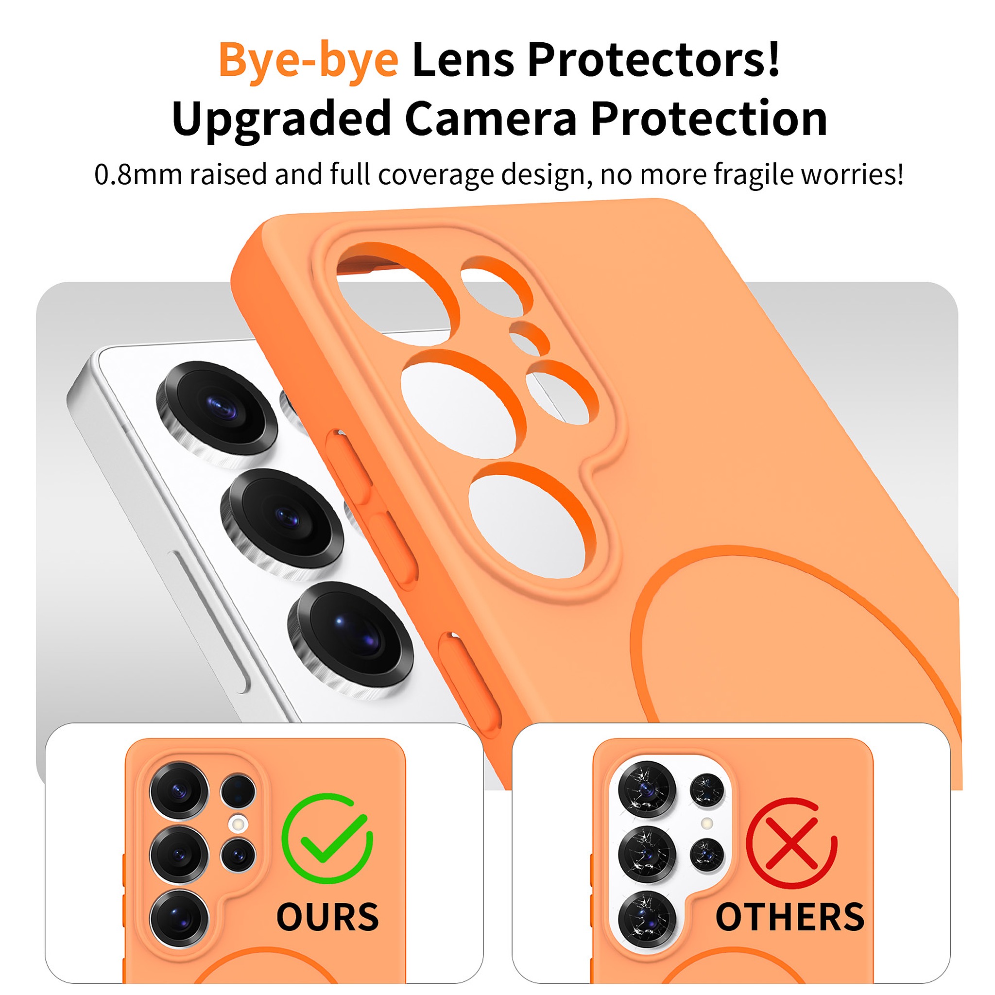 SendaFit Skin-Feel Two-in-One MagSafe Case for Galaxy S25 Ultra detail 1