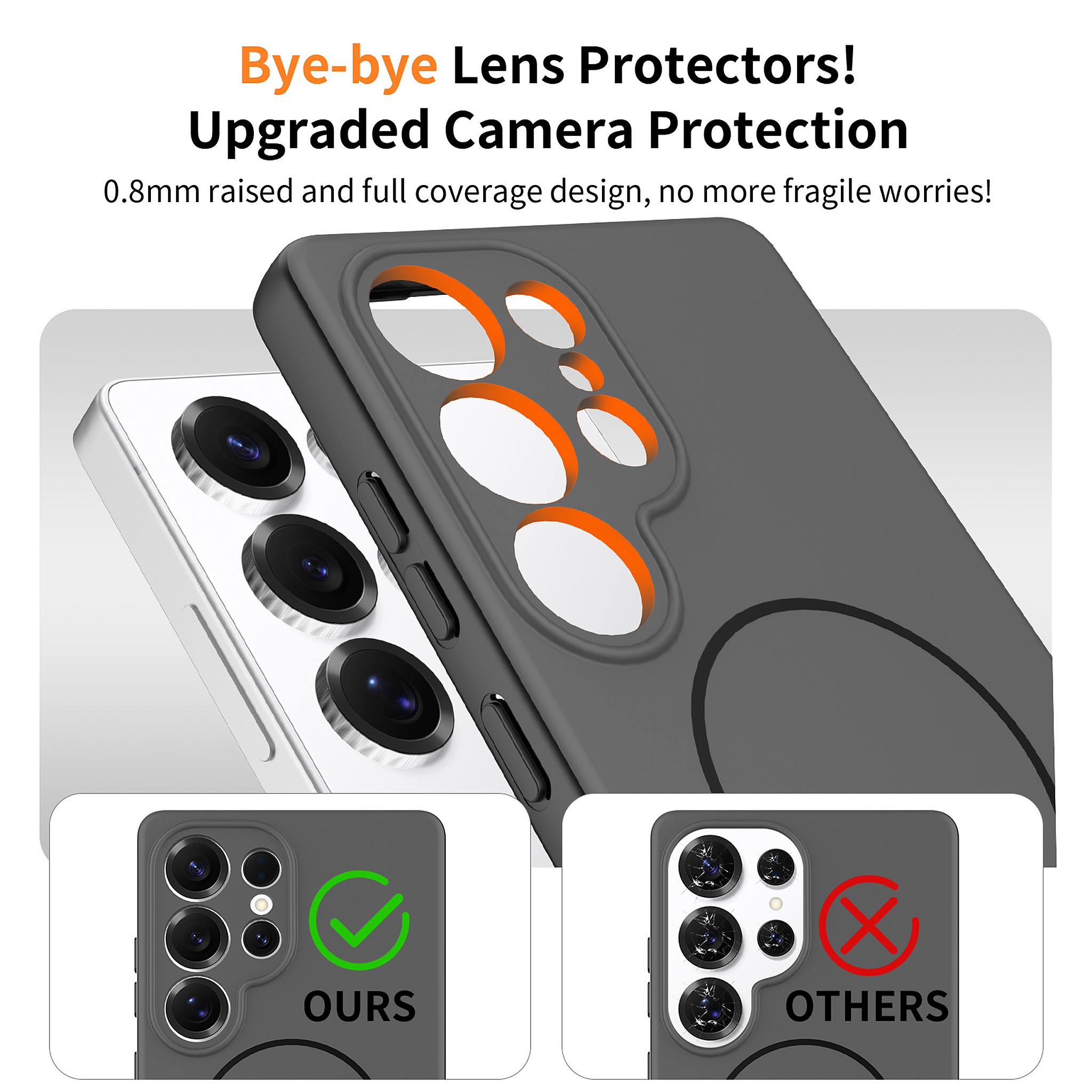SendaFit Skin-Feel Two-in-One MagSafe Case for Galaxy S25 Ultra detail 11