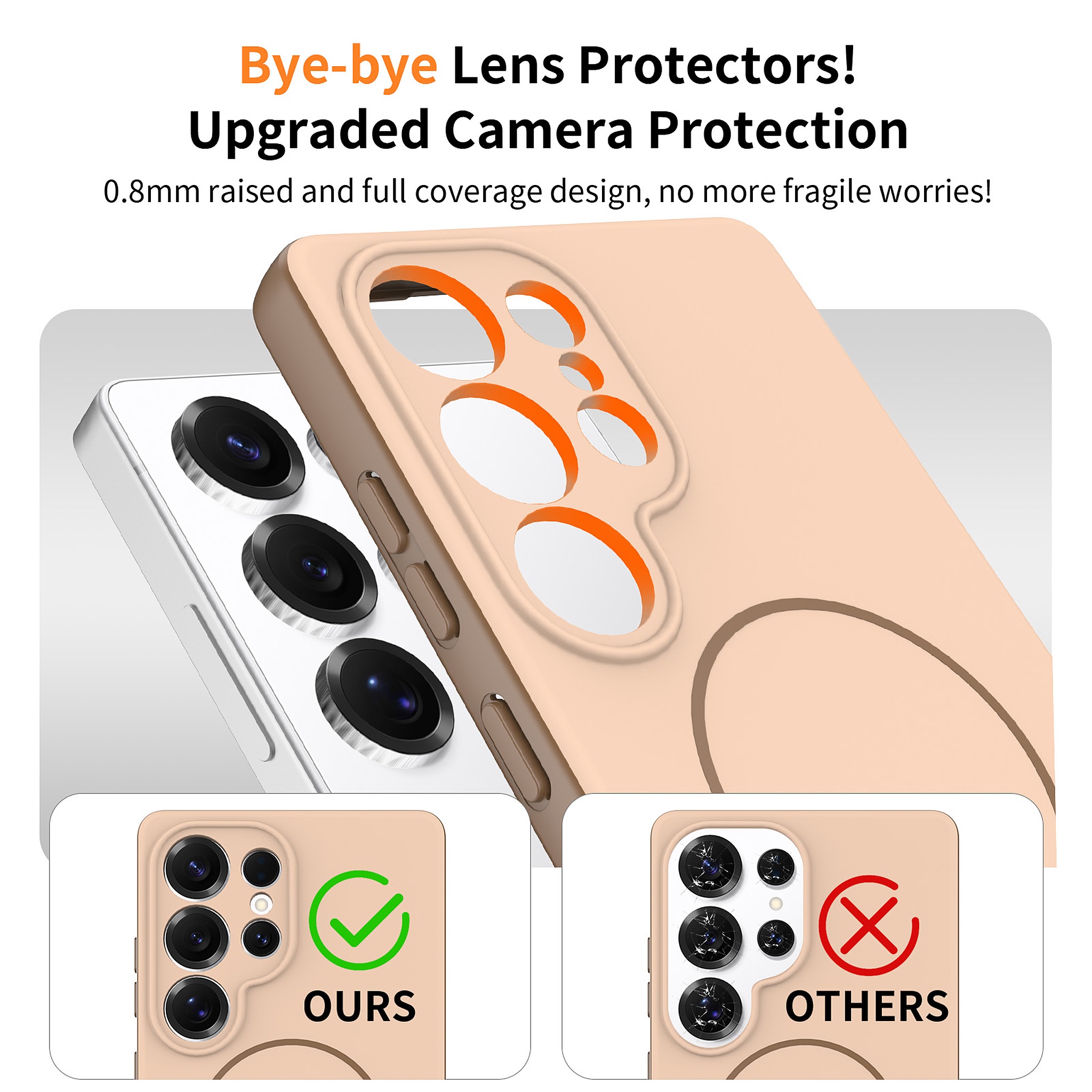 SendaFit Skin-Feel Two-in-One MagSafe Case for Galaxy S25 Ultra detail 9