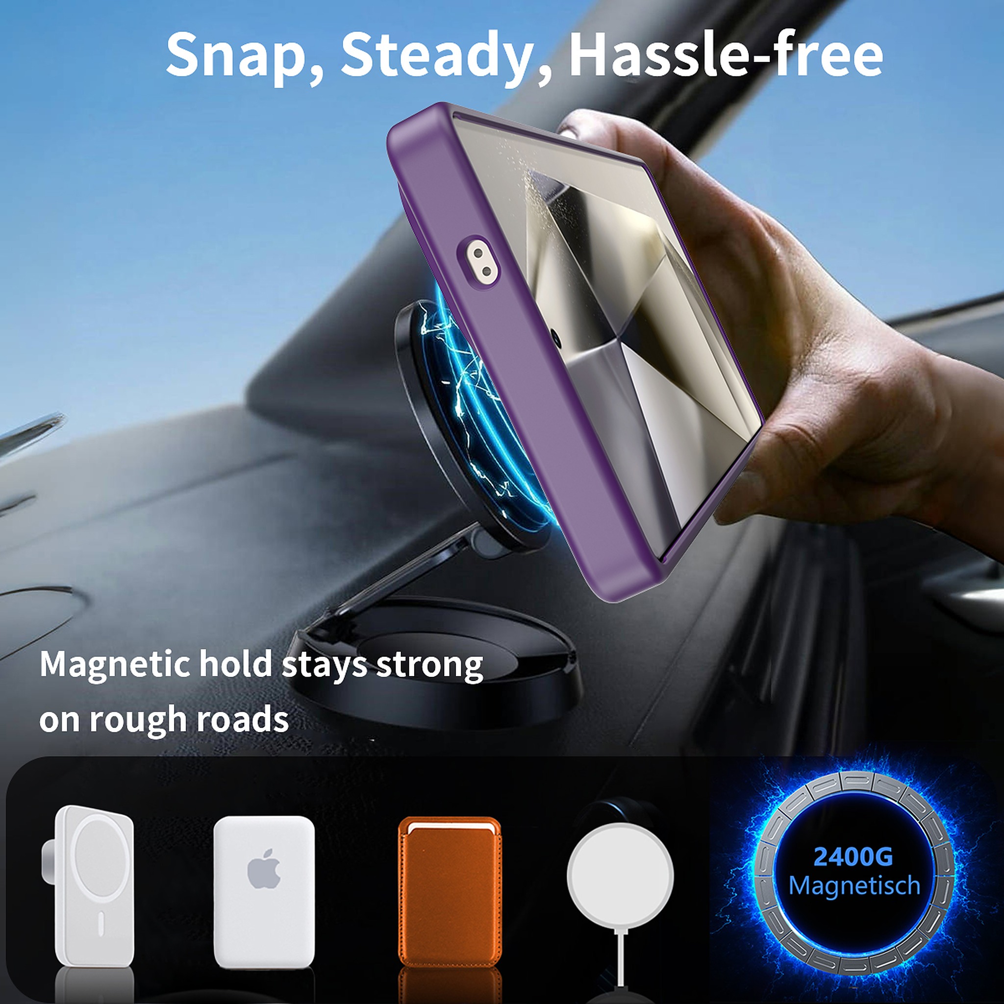 SendaFit Matte 45° Kickstand MagSafe Case for Galaxy S25 Ultra detail 16