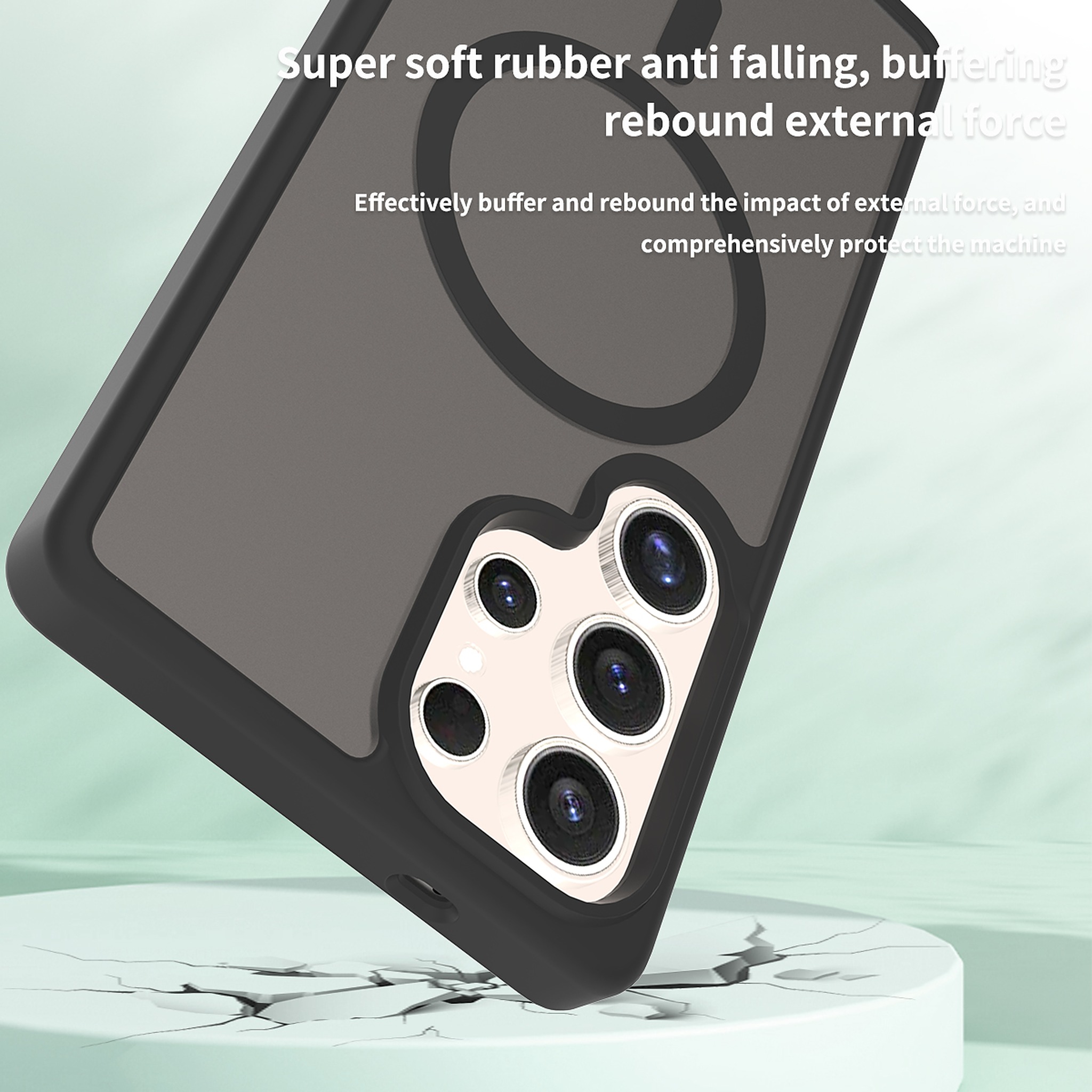 SendaFit Matte Skin-Feel Two-in-One MagSafe Case for Galaxy S25 Ultra detail 2