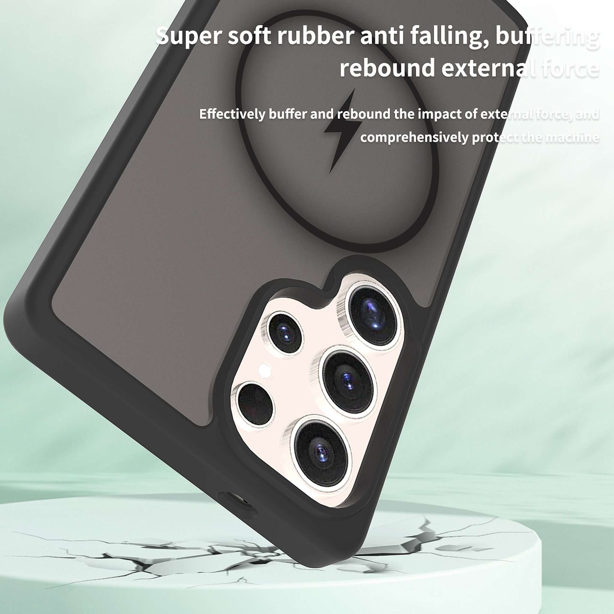 SendaFit Matte Skin-Feel Two-in-One MagSafe Case for Galaxy S25 Ultra detail 5