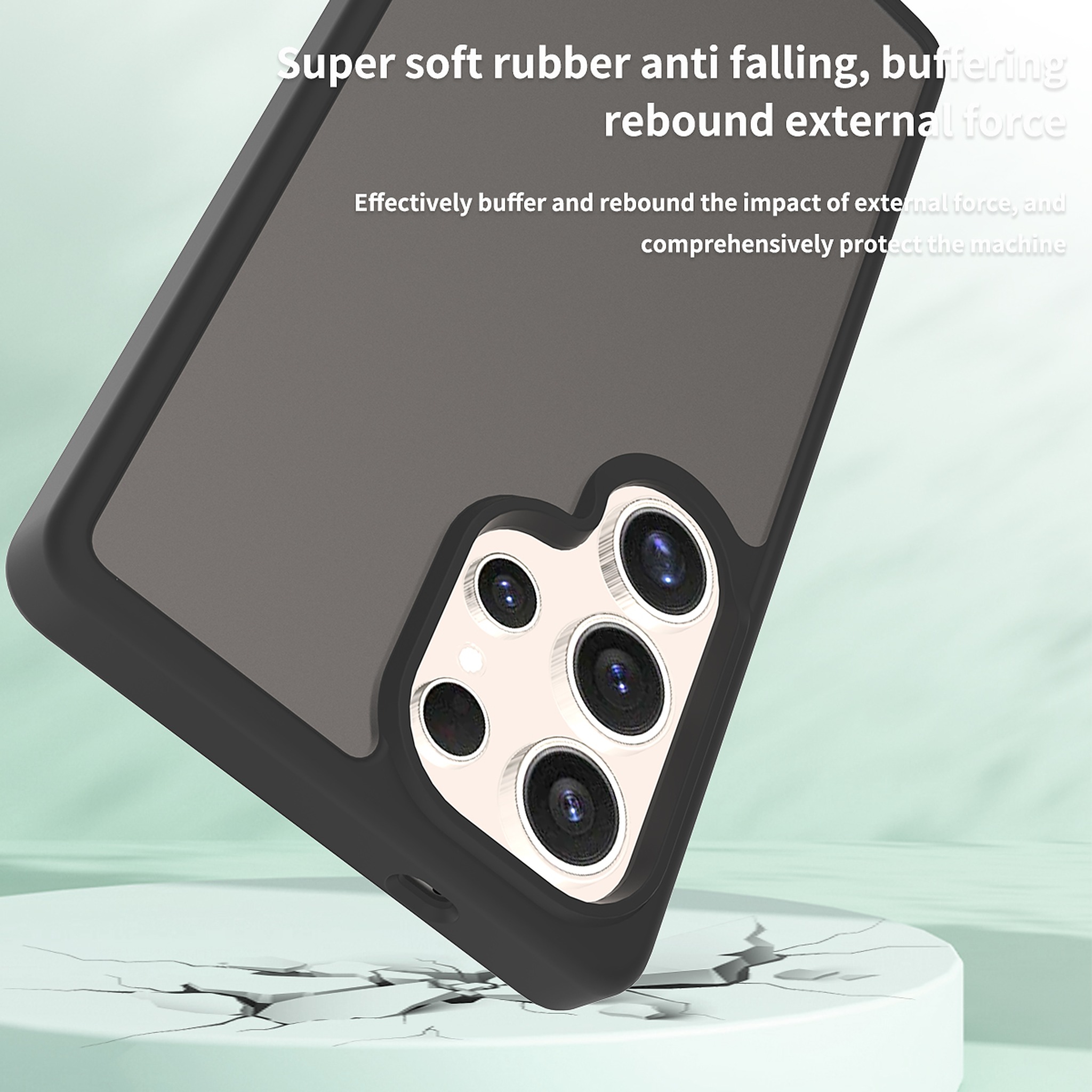 SendaFit Matte Skin-Feel Two-in-One Case for Galaxy S25 Ultra detail 2