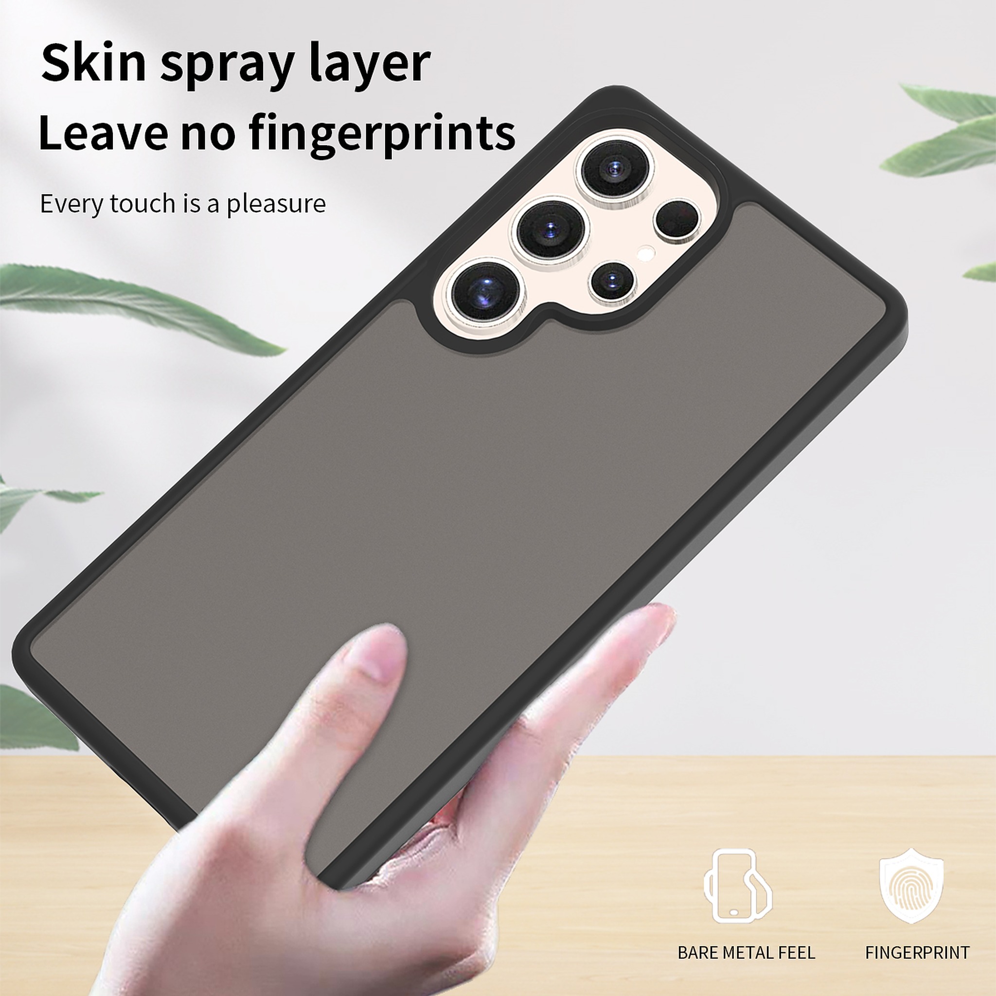 SendaFit Matte Skin-Feel Two-in-One Case for Galaxy S25 Ultra detail 3