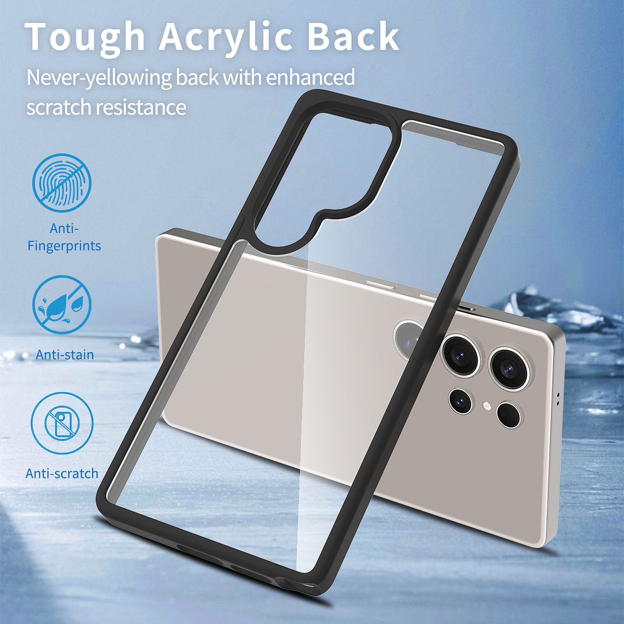 SendaFit Clear Two-in-One Case for Galaxy S25 Ultra detail 3