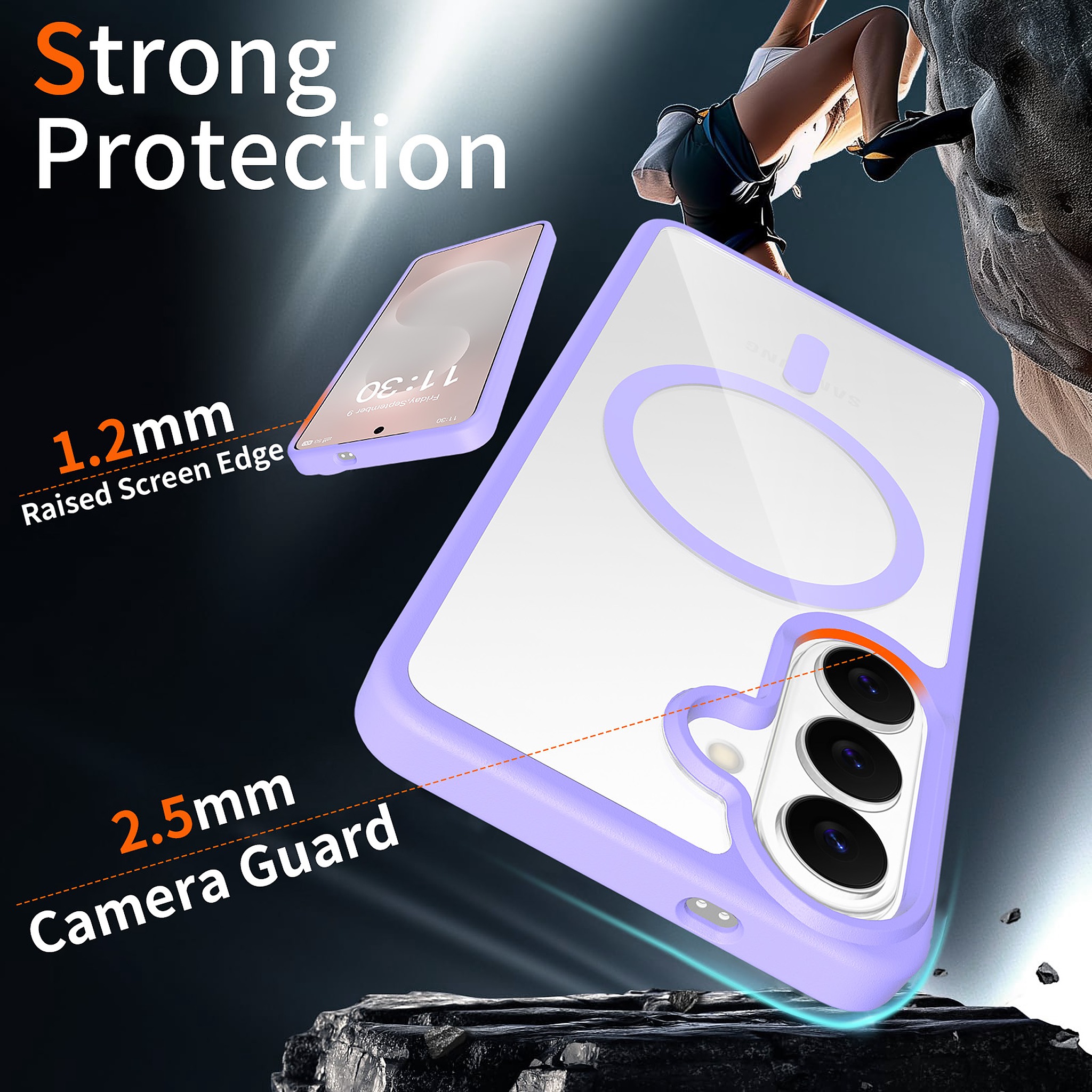 SendaFit Clear Two-in-One MagSafe Case for Galaxy S26 detail 12