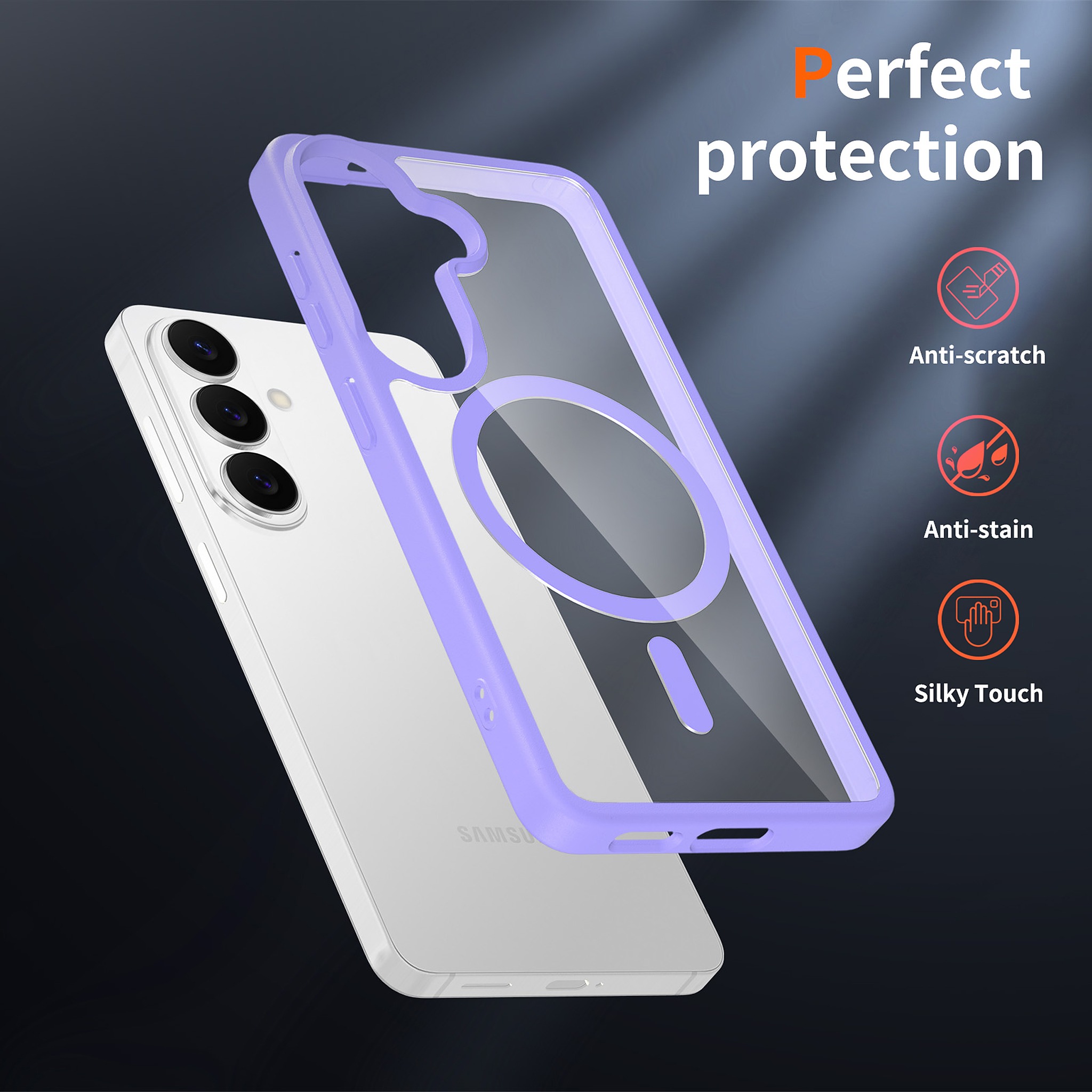 SendaFit Clear Two-in-One MagSafe Case for Galaxy S26 detail 14