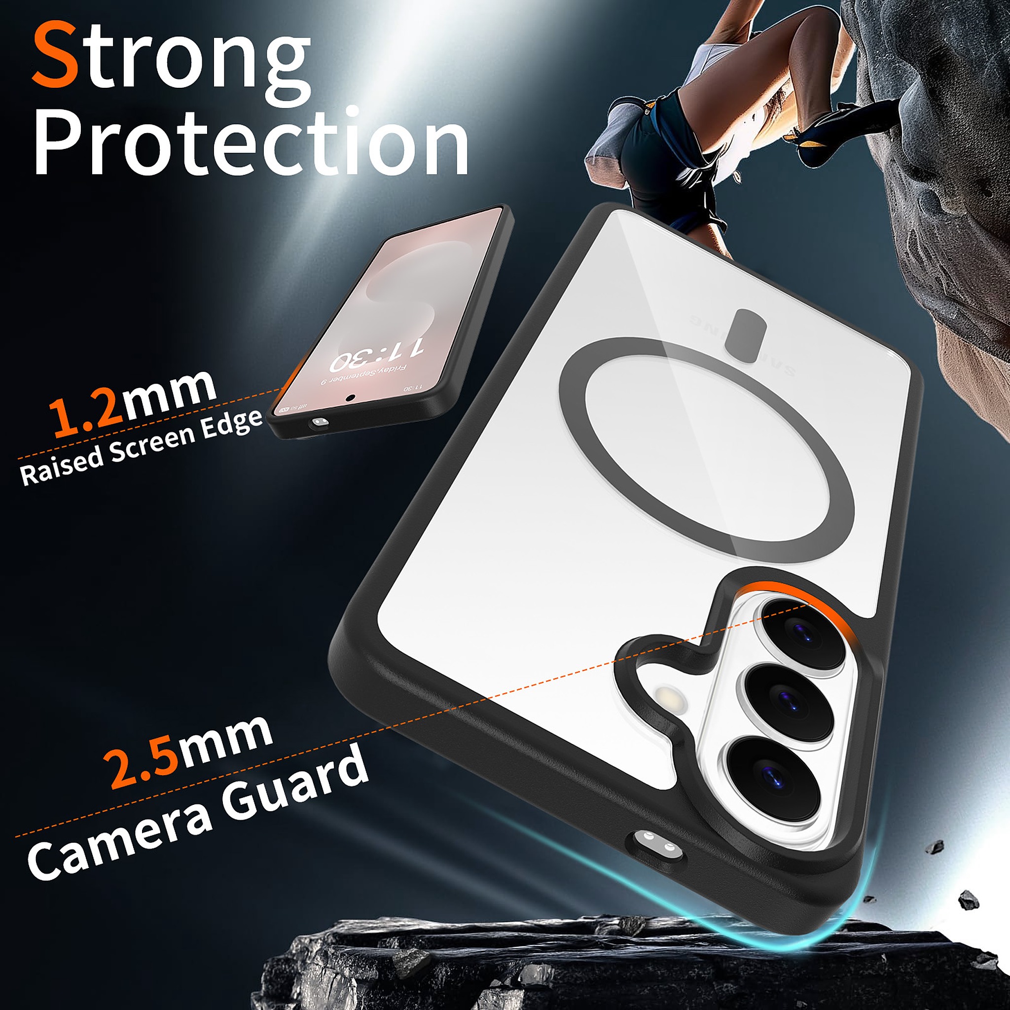 SendaFit Clear Two-in-One MagSafe Case for Galaxy S26 detail 15