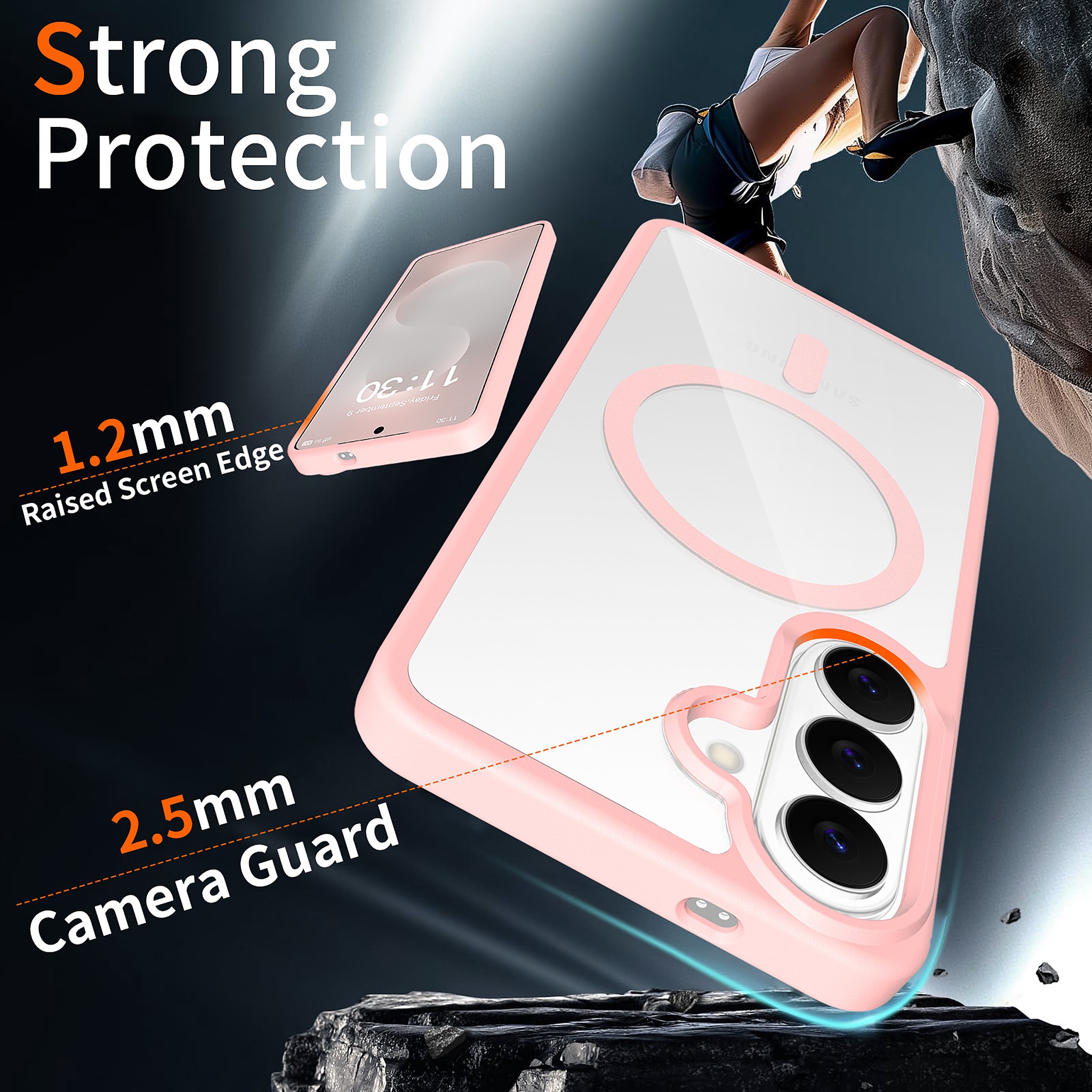SendaFit Clear Two-in-One MagSafe Case for Galaxy S26 detail 17