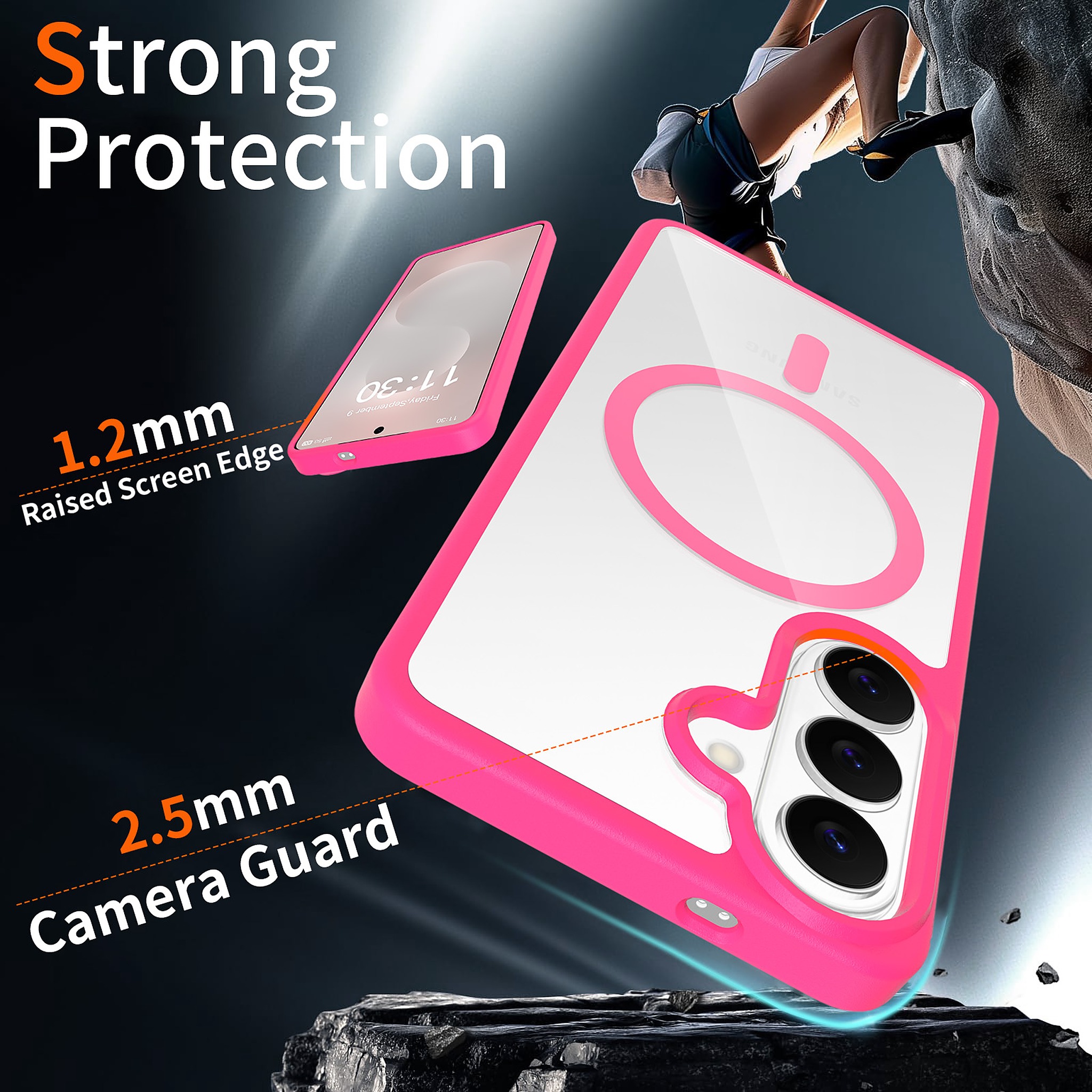 SendaFit Clear Two-in-One MagSafe Case for Galaxy S26 detail 21