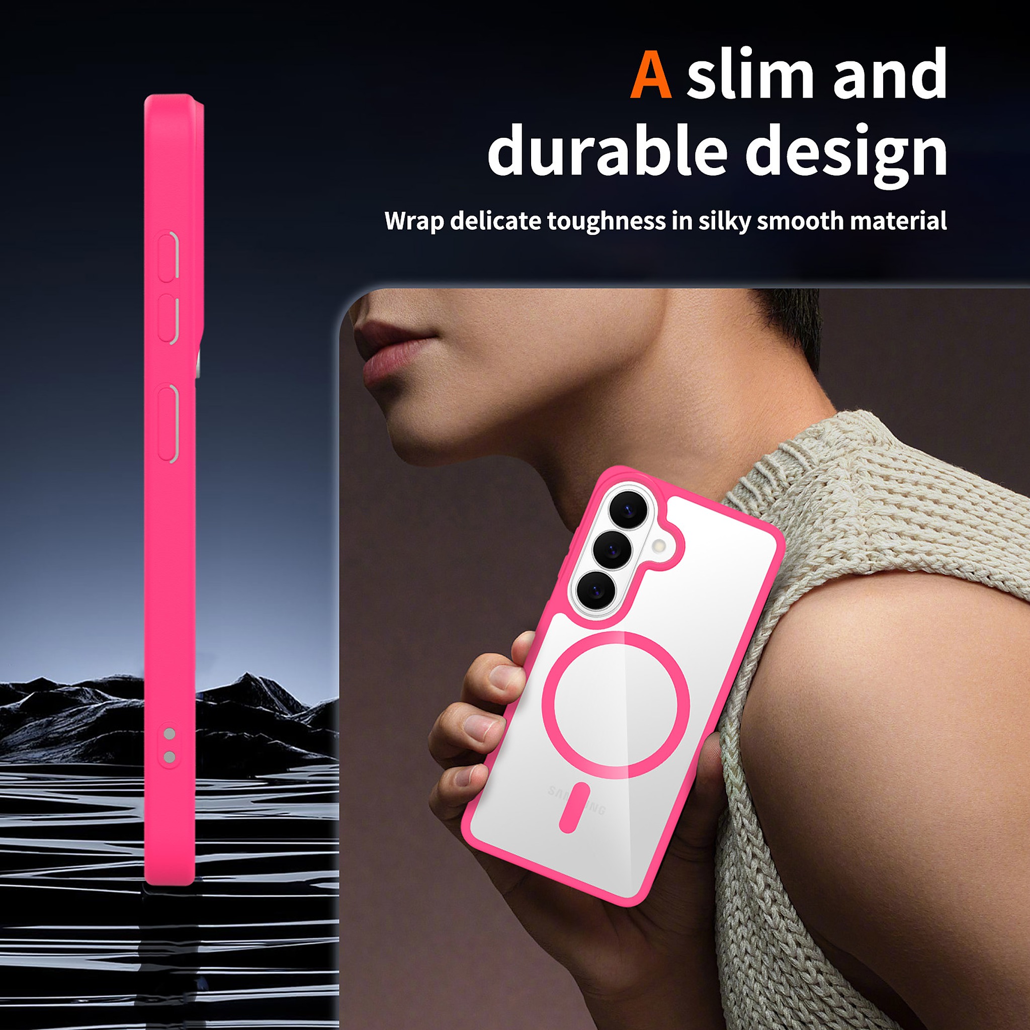 SendaFit Clear Two-in-One MagSafe Case for Galaxy S26 detail 25