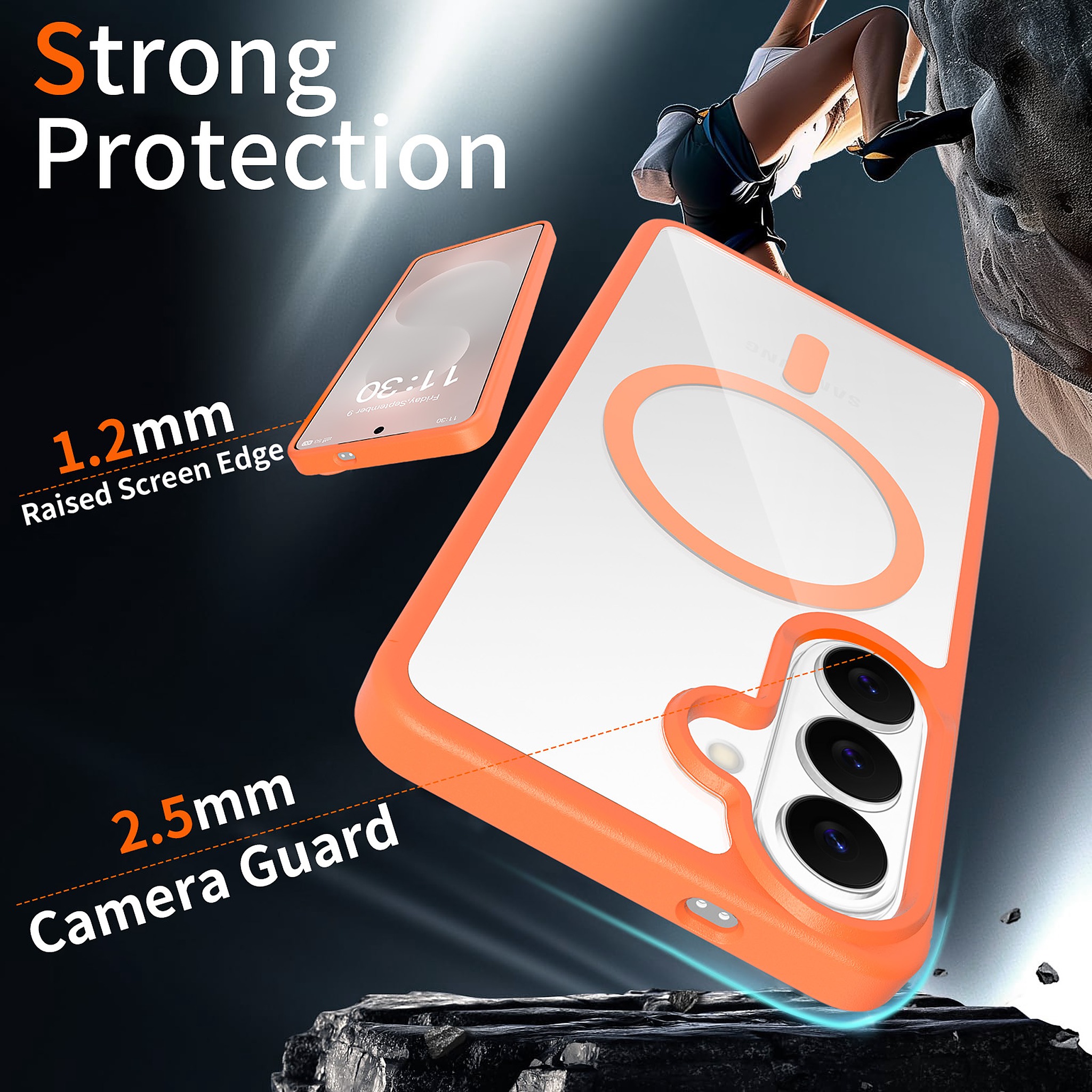 SendaFit Clear Two-in-One MagSafe Case for Galaxy S26 detail 26