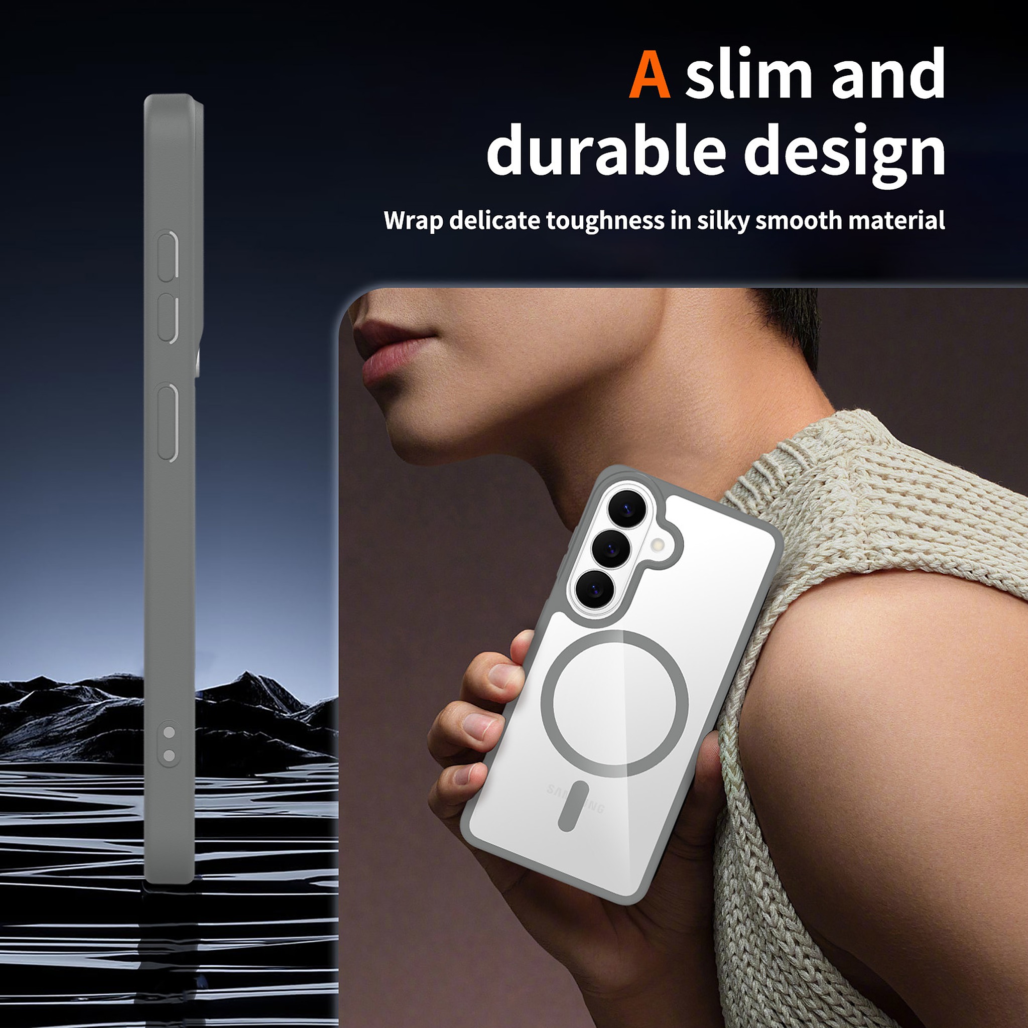 SendaFit Clear Two-in-One MagSafe Case for Galaxy S26 detail 3