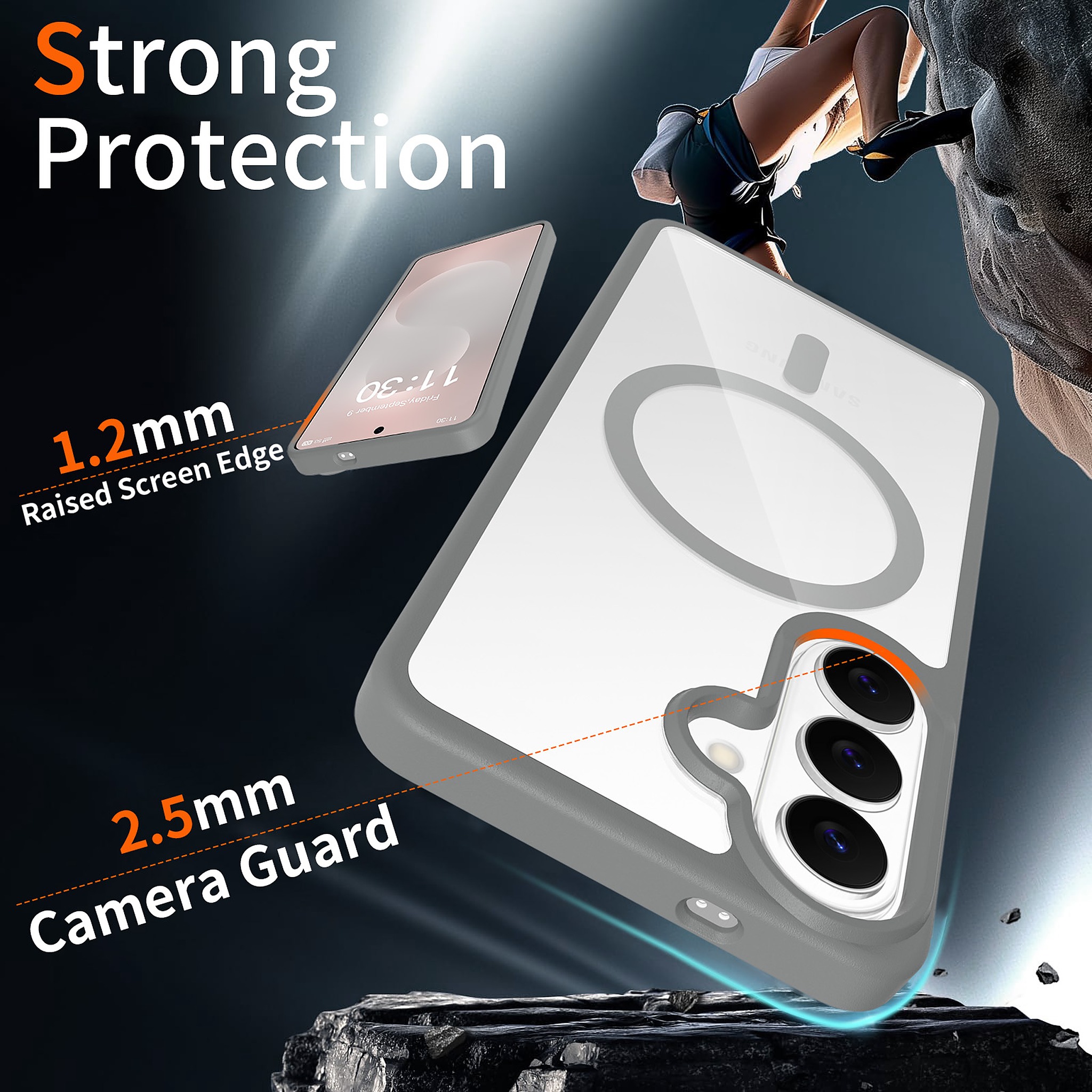 SendaFit Clear Two-in-One MagSafe Case for Galaxy S26 detail 32