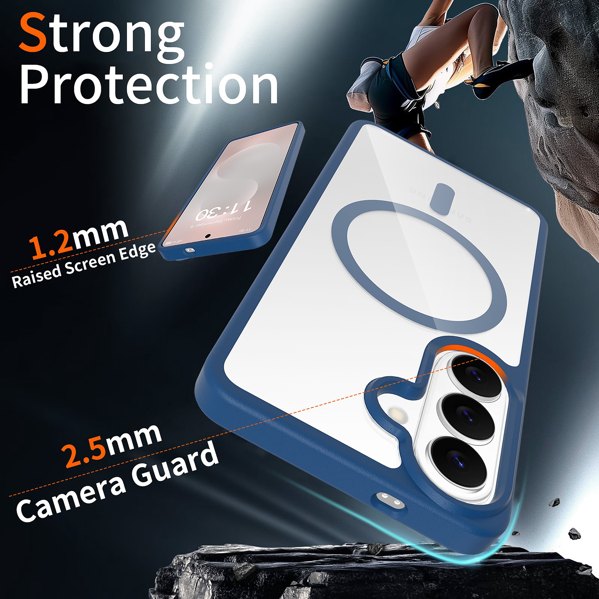 SendaFit Clear Two-in-One MagSafe Case for Galaxy S26 detail 4