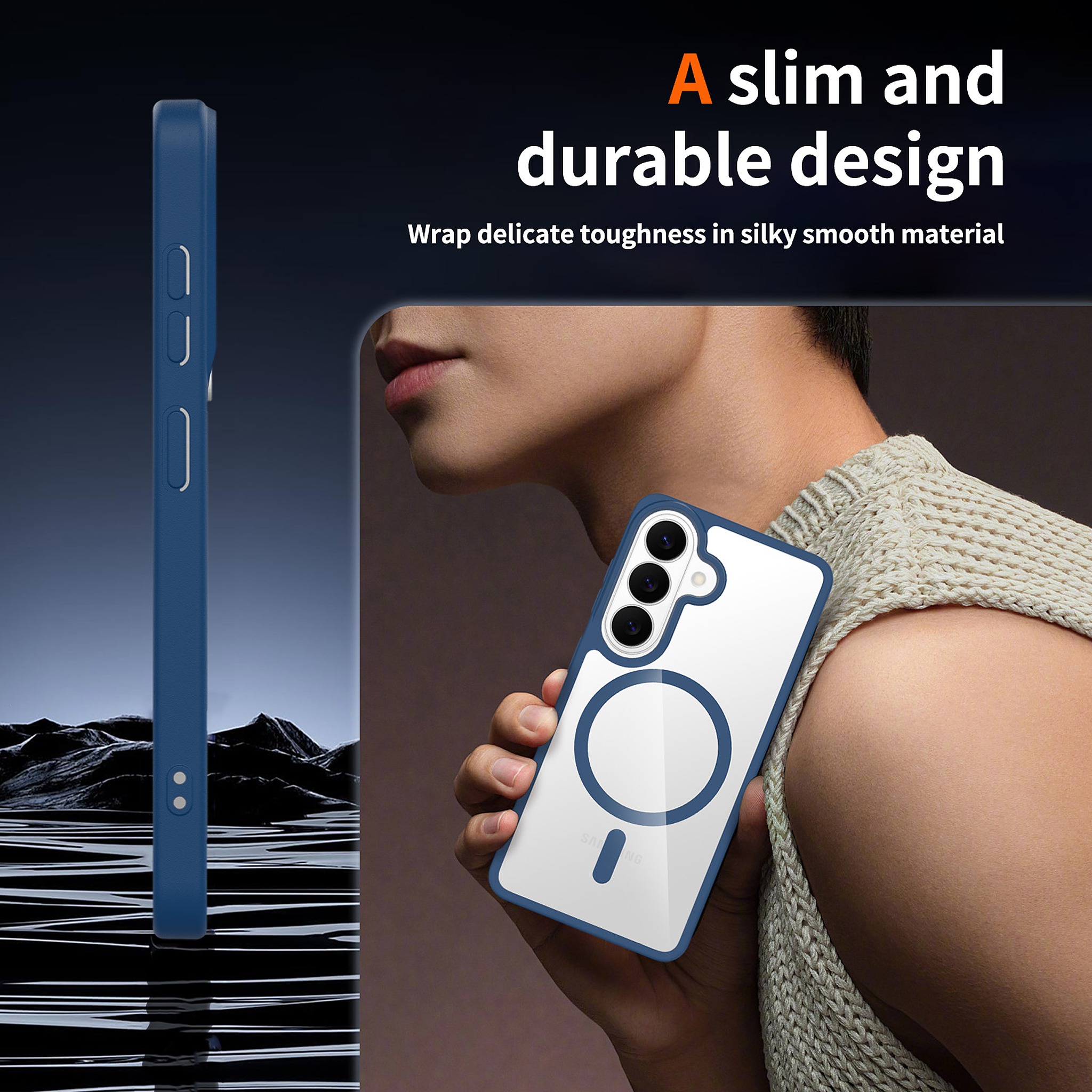 SendaFit Clear Two-in-One MagSafe Case for Galaxy S26 detail 7