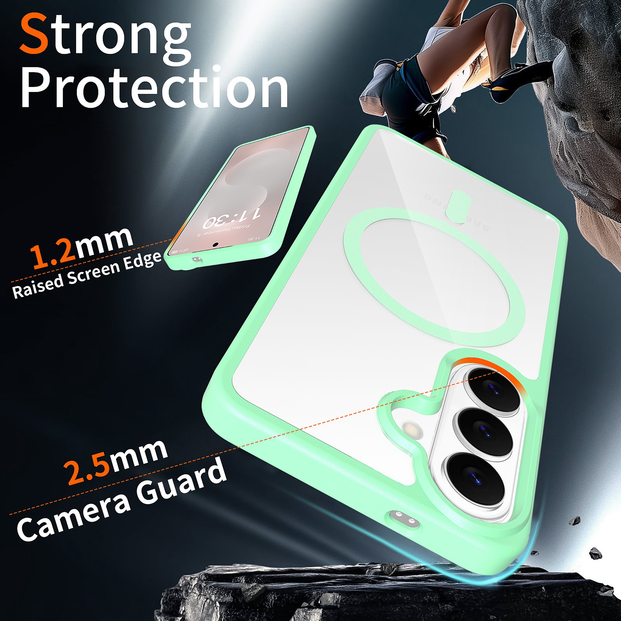 SendaFit Clear Two-in-One MagSafe Case for Galaxy S26 detail 8