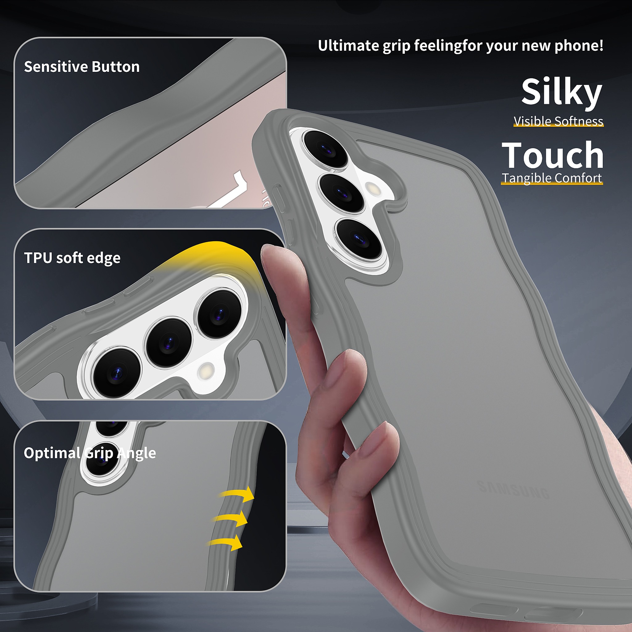 SendaFit Wavy Matte Two-in-One Case for Galaxy S26 detail 1