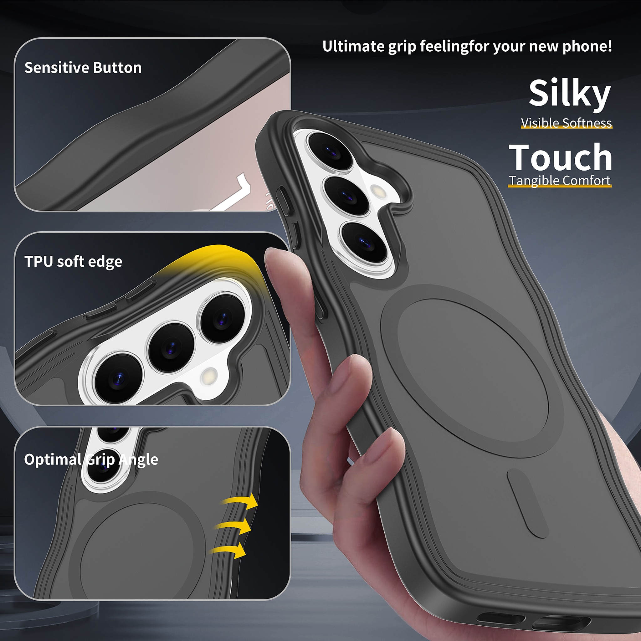 SendaFit Wavy Matte Two-in-One MagSafe Case for Galaxy S26 detail 11