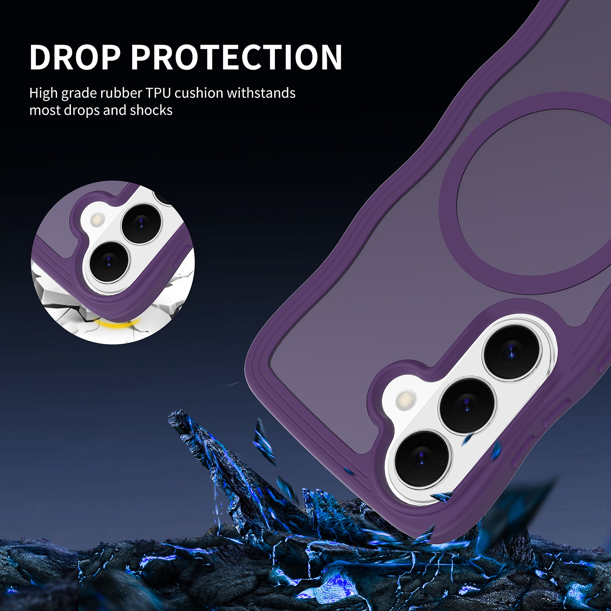 SendaFit Wavy Matte Two-in-One MagSafe Case for Galaxy S26 detail 23