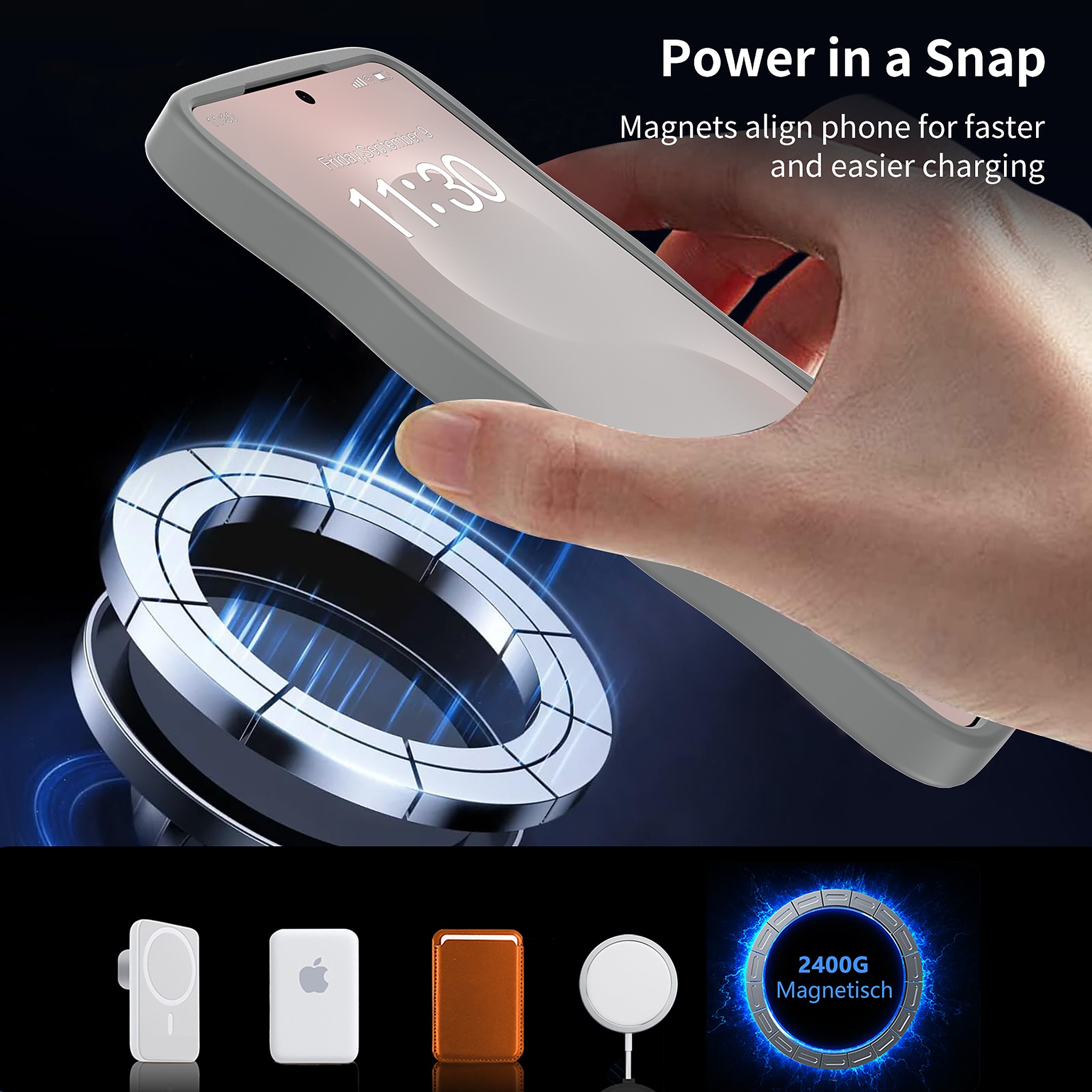 SendaFit Wavy Matte Two-in-One MagSafe Case for Galaxy S26 detail 4