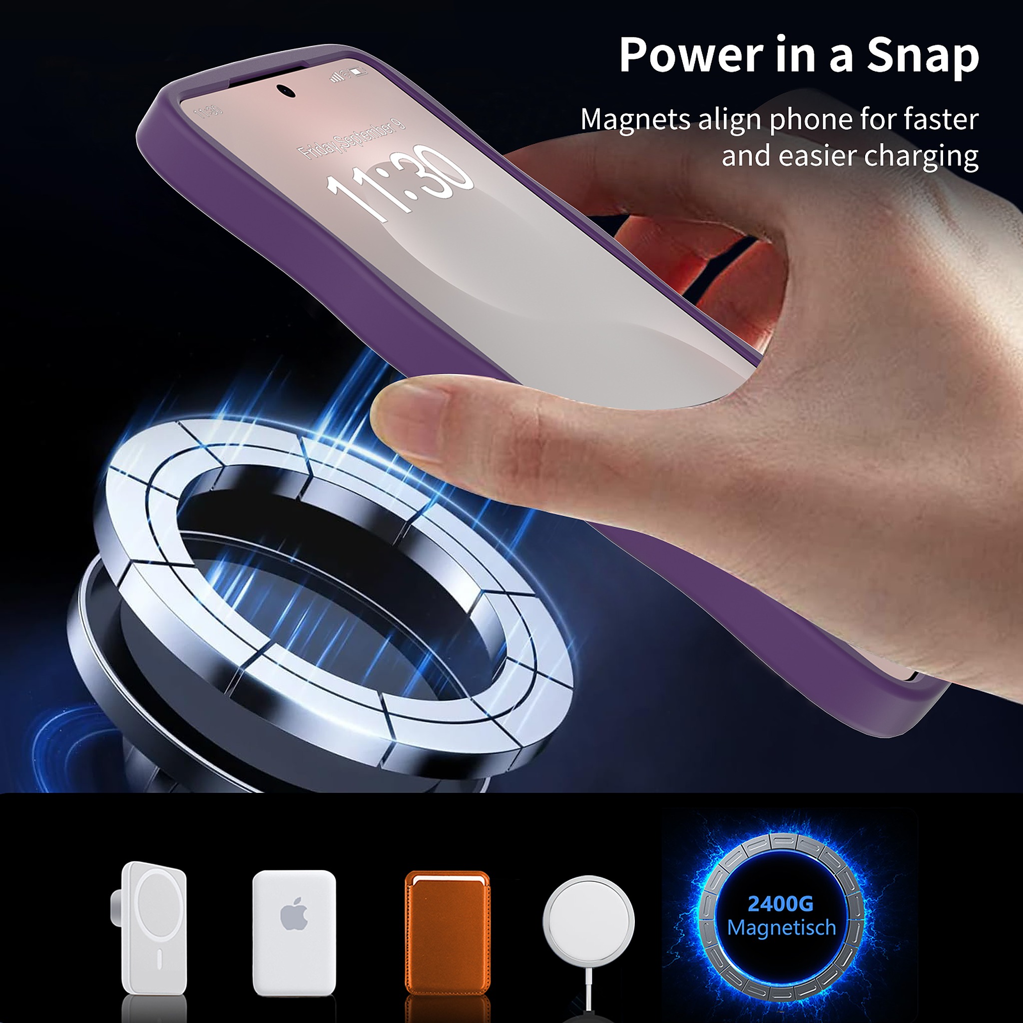 SendaFit Wavy Matte Two-in-One MagSafe Case for Galaxy S26 detail 8