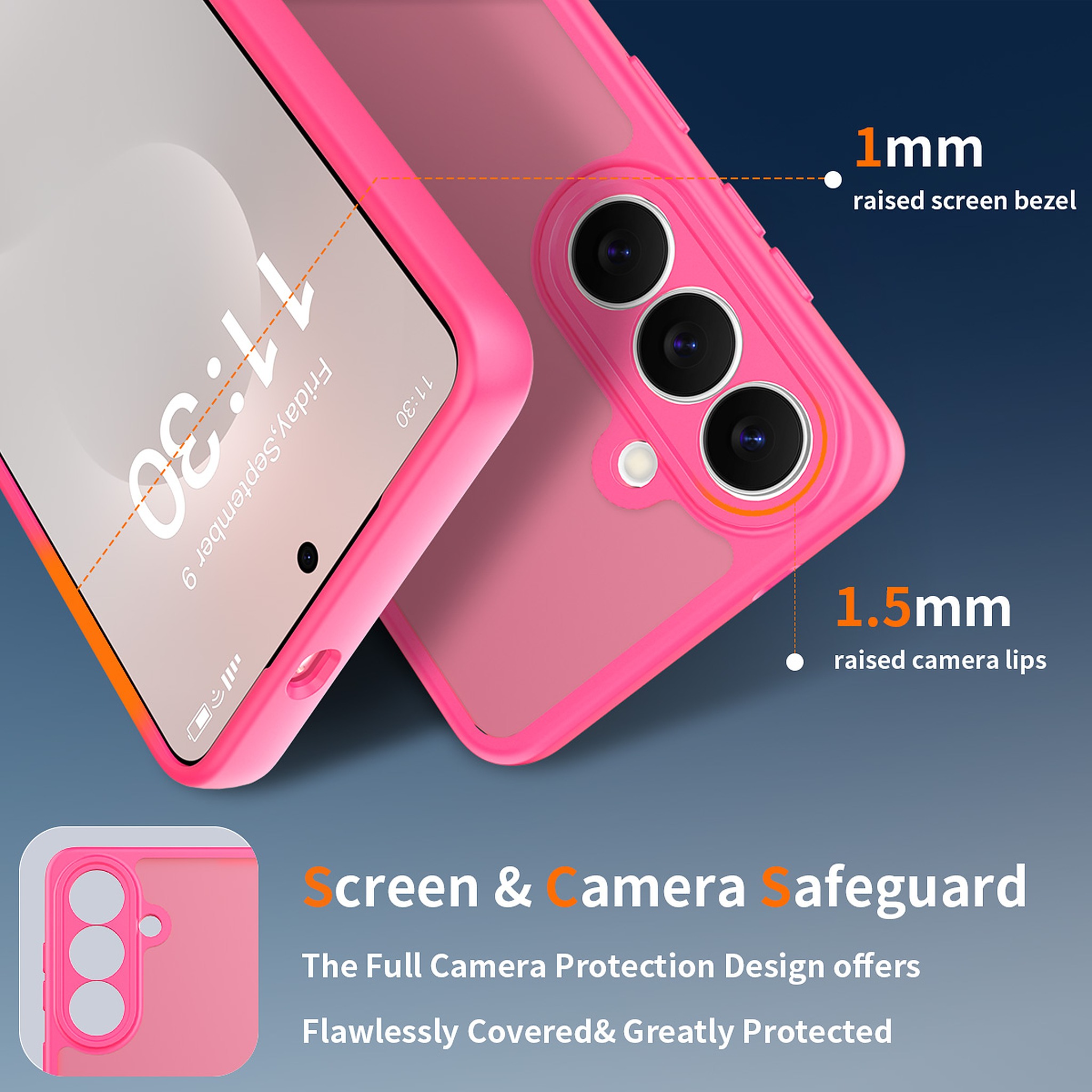 SendaFit Precise-Cutout Matte Skin-Feel Case for Galaxy S26 detail 11