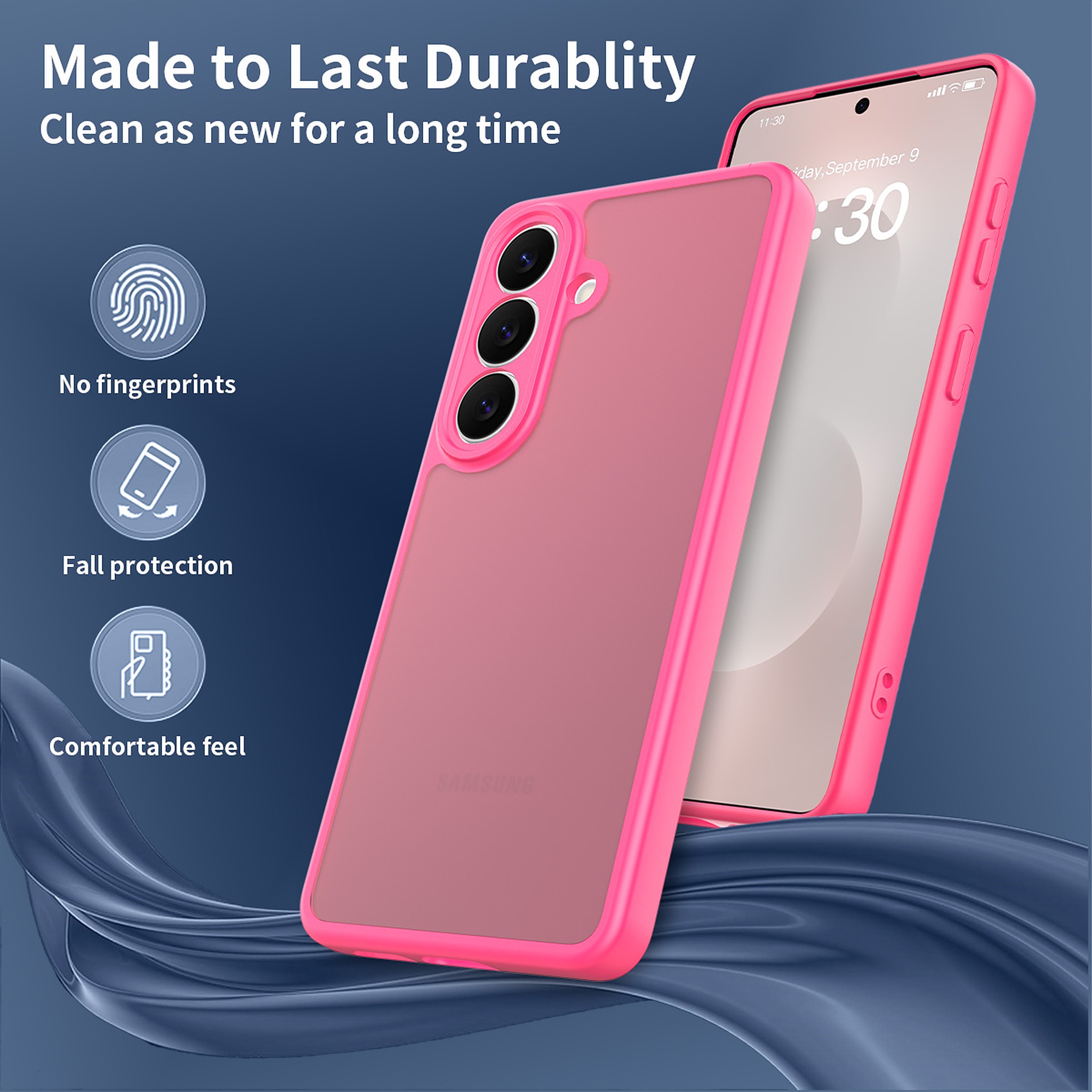 SendaFit Precise-Cutout Matte Skin-Feel Case for Galaxy S26 detail 13