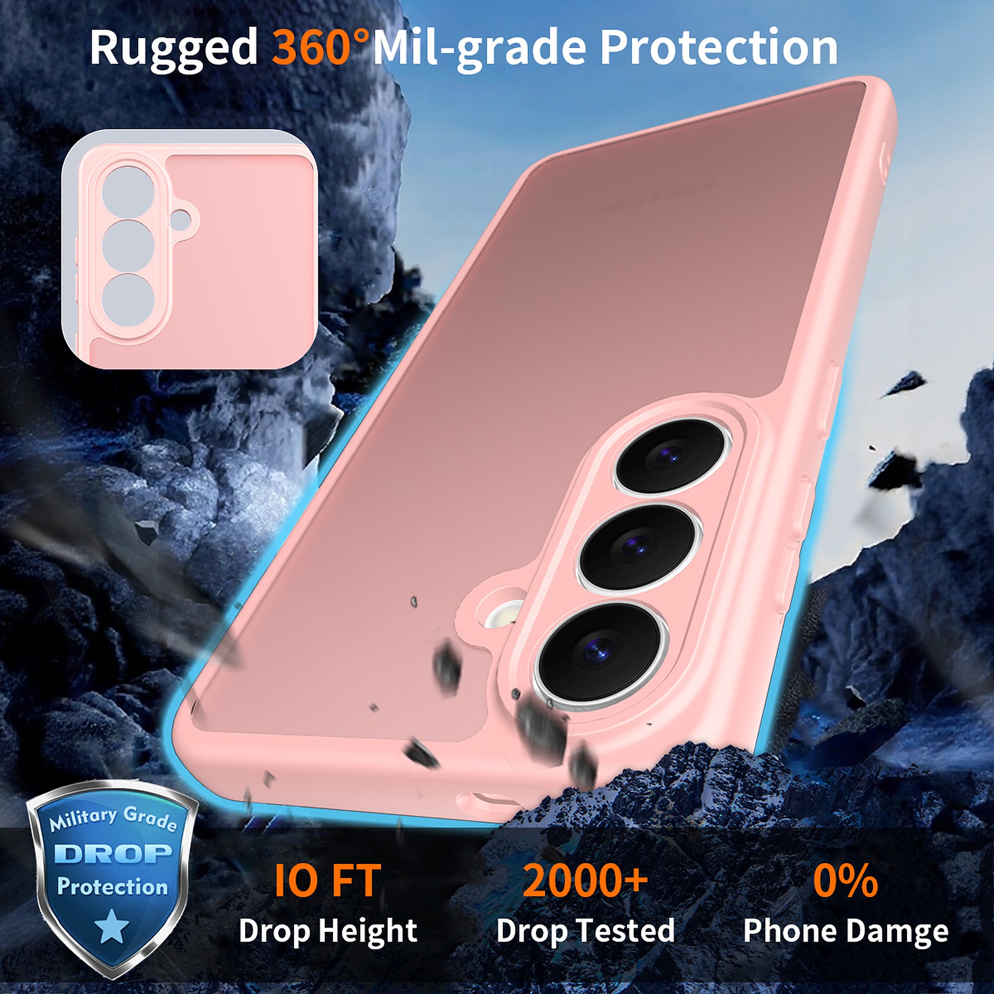 SendaFit Precise-Cutout Matte Skin-Feel Case for Galaxy S26 detail 16
