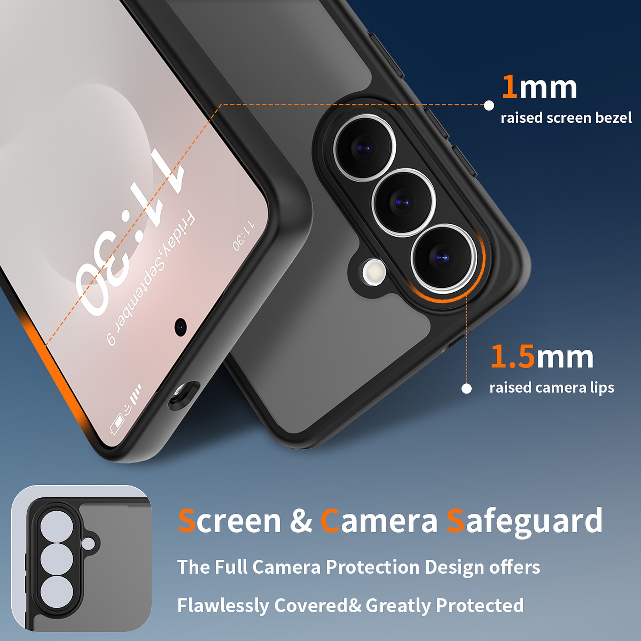 SendaFit Precise-Cutout Matte Skin-Feel Case for Galaxy S26 detail 17