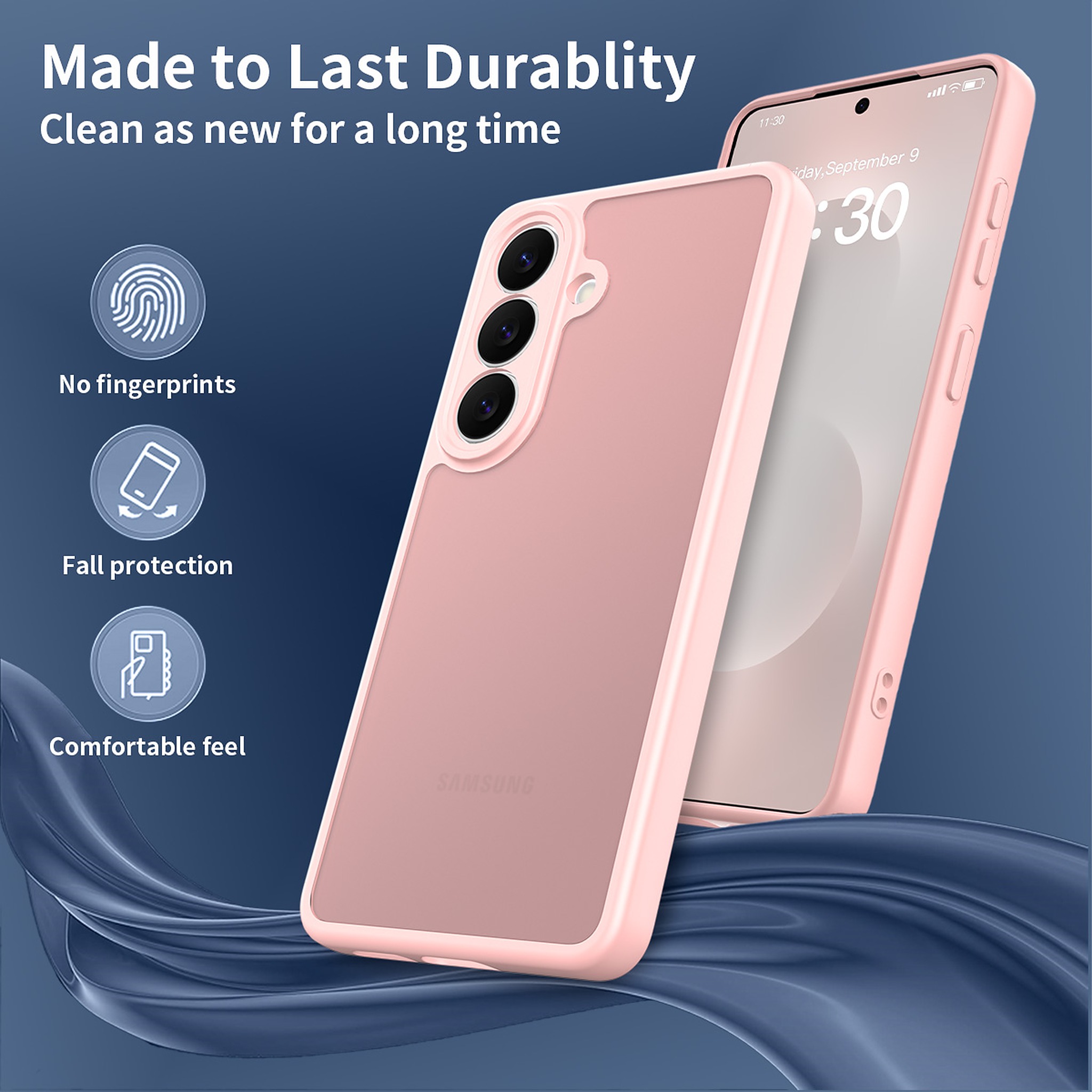 SendaFit Precise-Cutout Matte Skin-Feel Case for Galaxy S26 detail 18