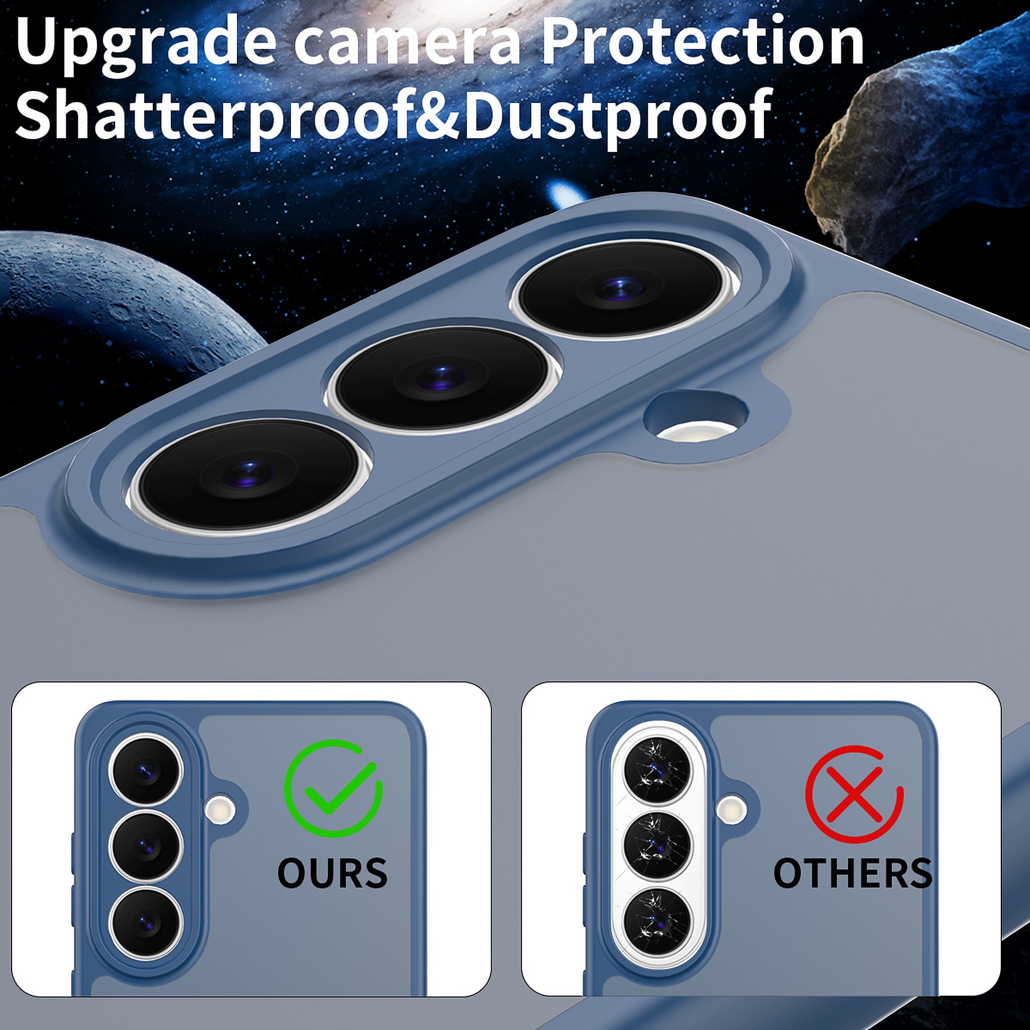 SendaFit Precise-Cutout Matte Skin-Feel Case for Galaxy S26 detail 2