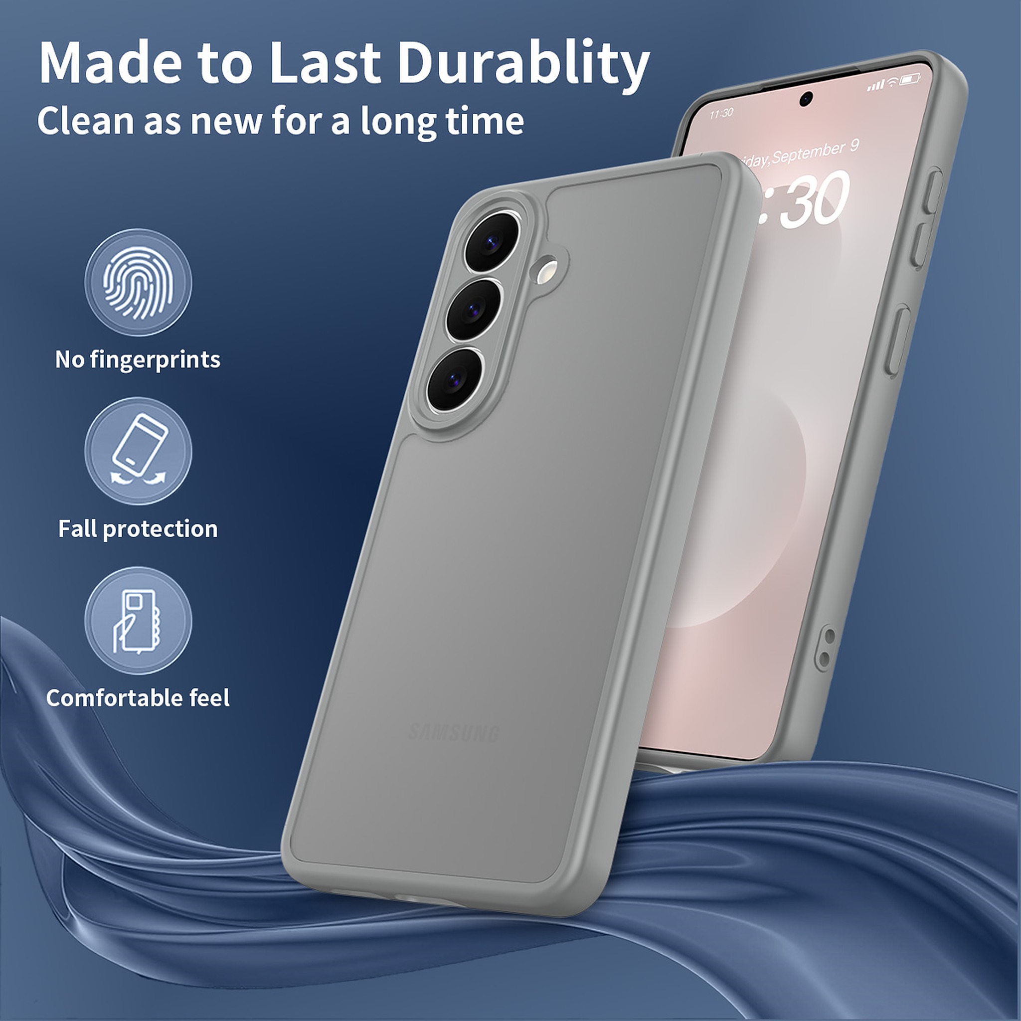 SendaFit Precise-Cutout Matte Skin-Feel Case for Galaxy S26 detail 22