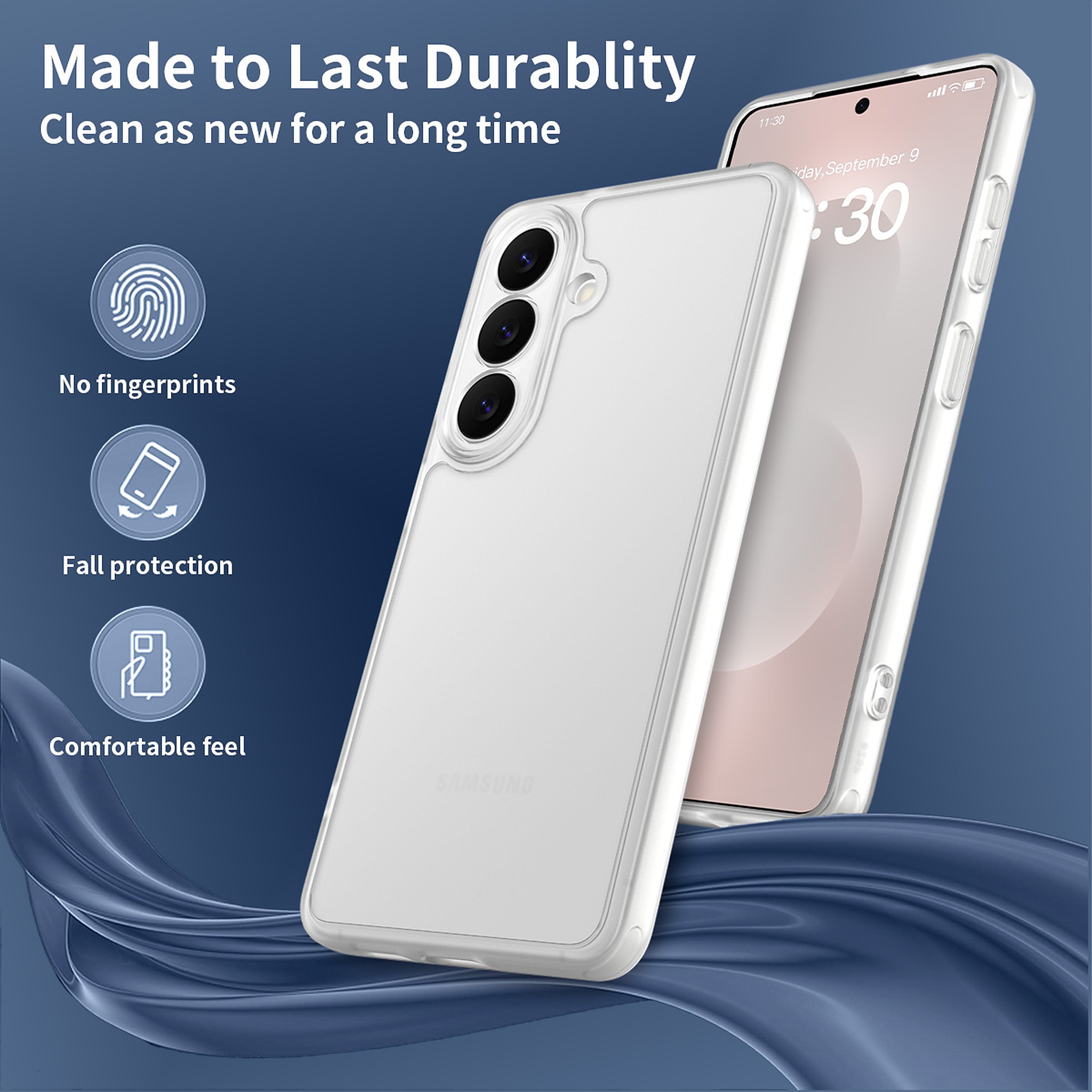 SendaFit Precise-Cutout Matte Skin-Feel Case for Galaxy S26 detail 27