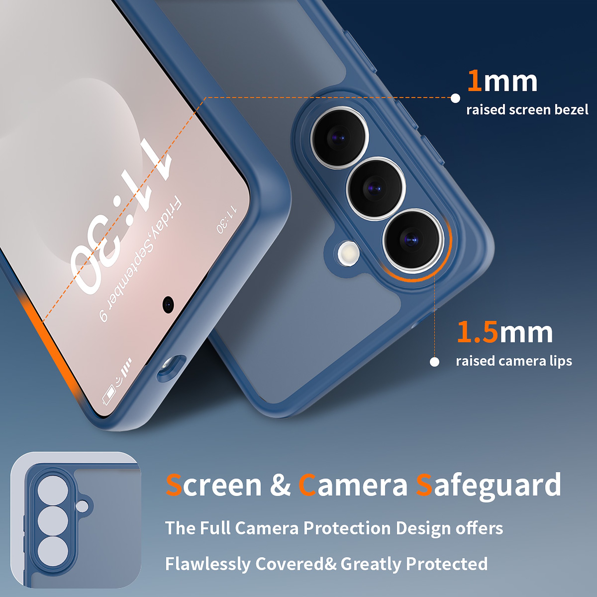 SendaFit Precise-Cutout Matte Skin-Feel Case for Galaxy S26 detail 31